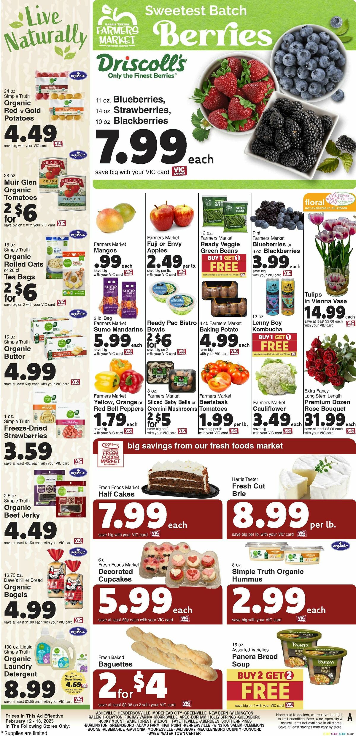 Harris Teeter Weekly Ad from February 12