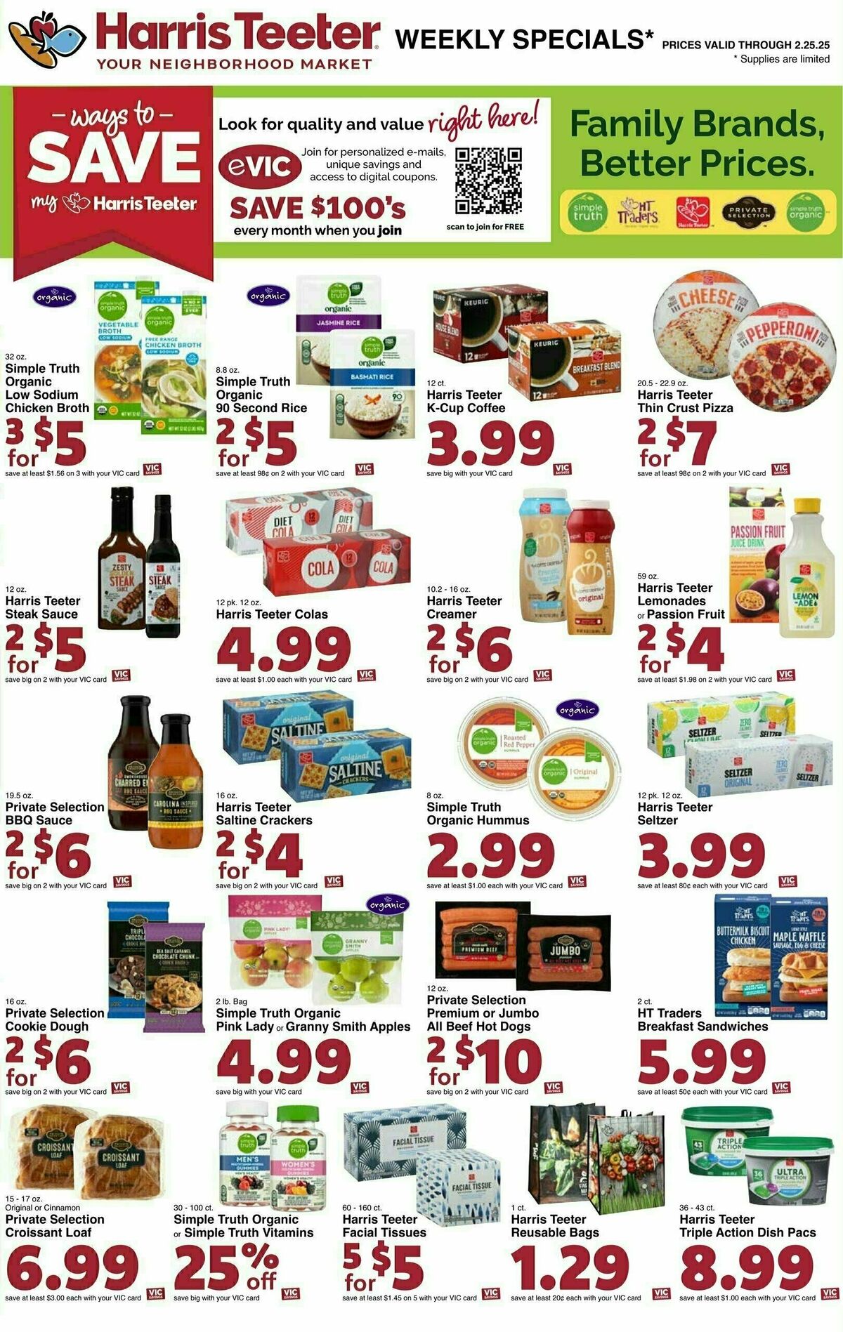 Harris Teeter Weekly Ad from February 19