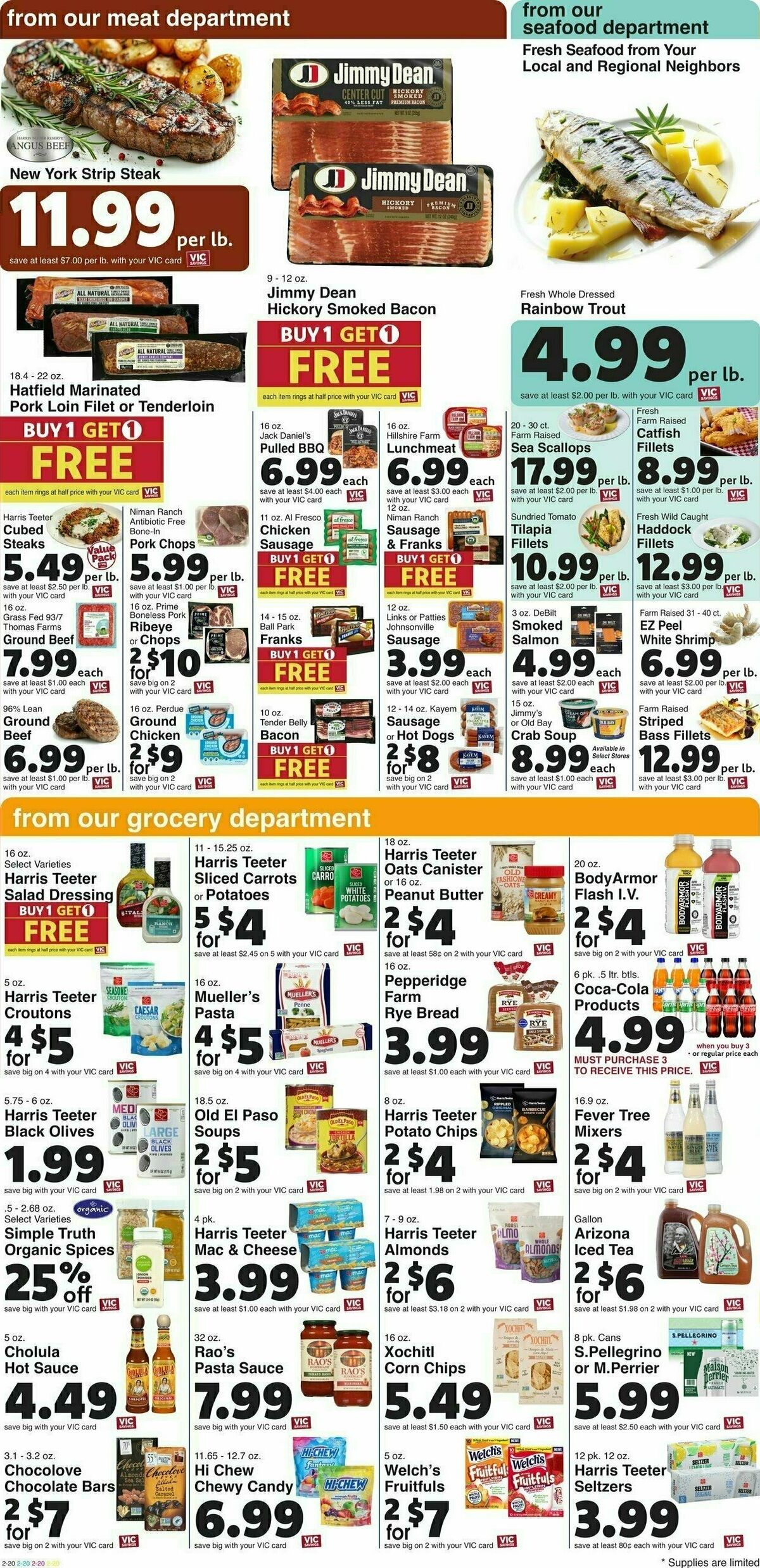 Harris Teeter Weekly Ad from February 19