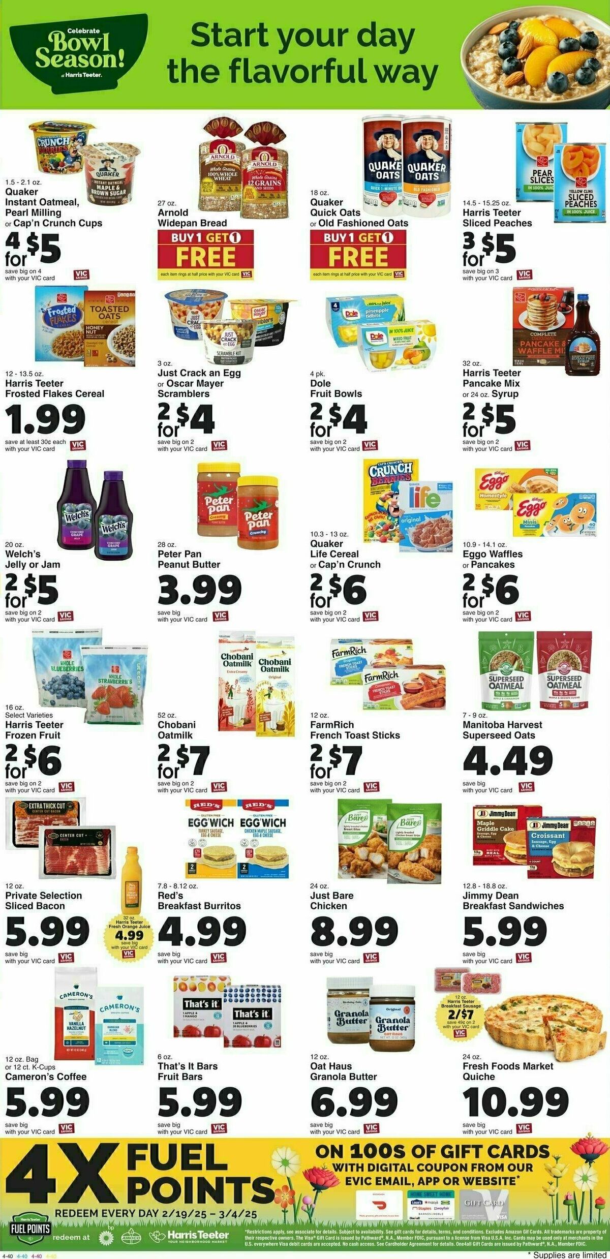 Harris Teeter Weekly Ad from February 19
