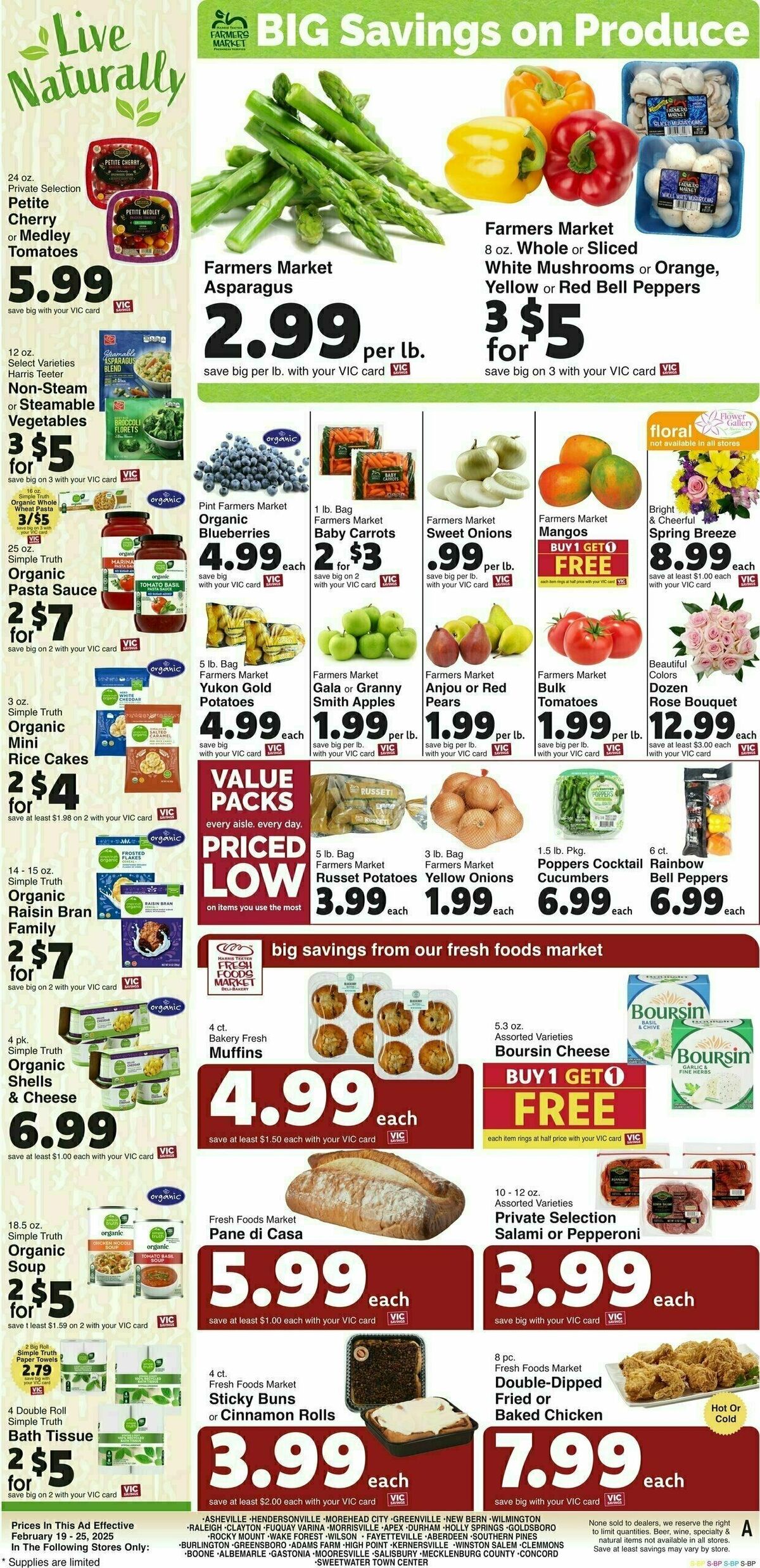 Harris Teeter Weekly Ad from February 19