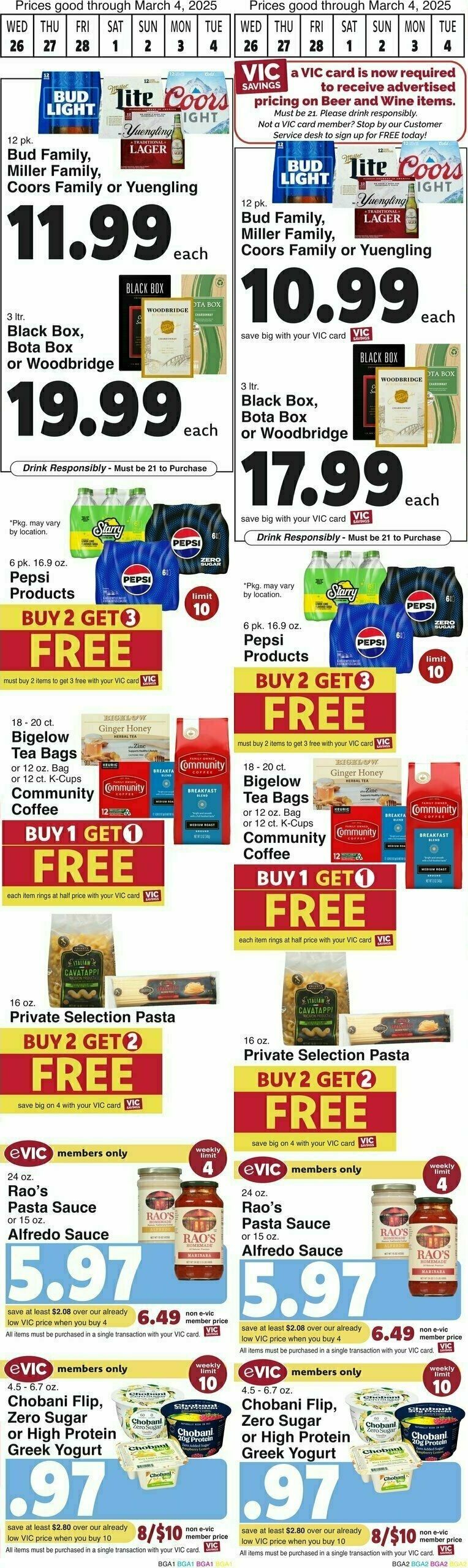 Harris Teeter Weekly Ad from February 26