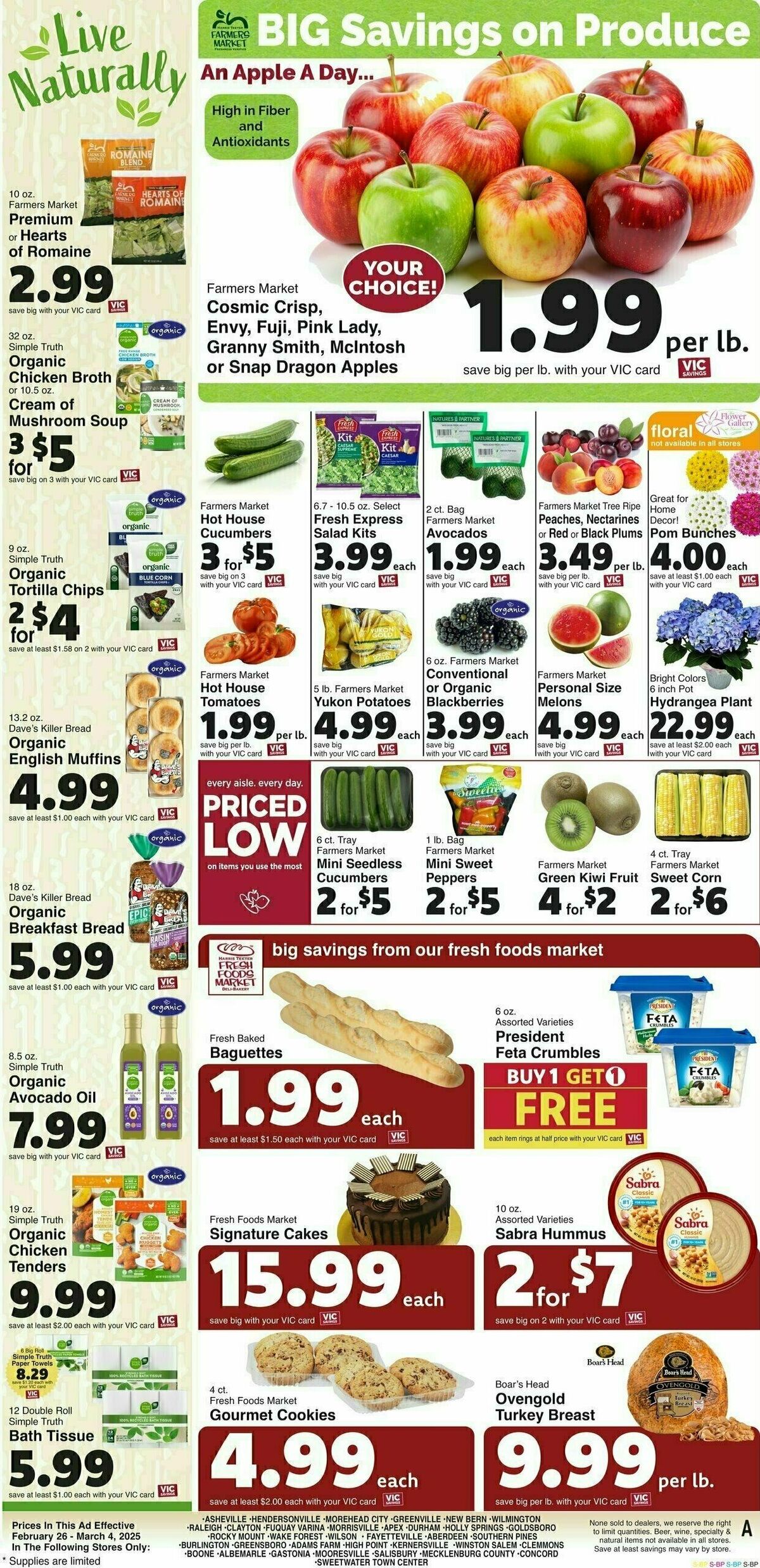 Harris Teeter Weekly Ad from February 26