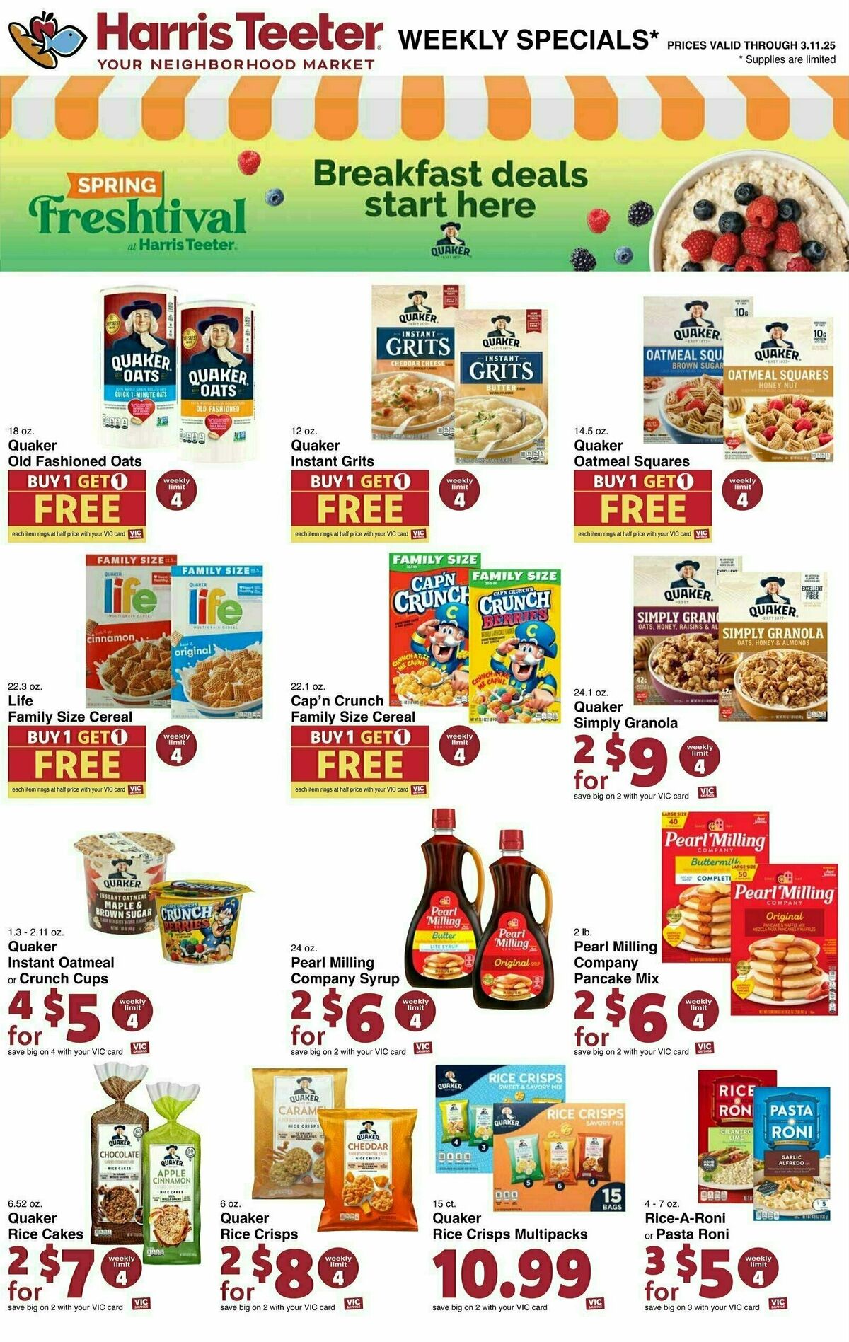 Harris Teeter Weekly Ad from March 5