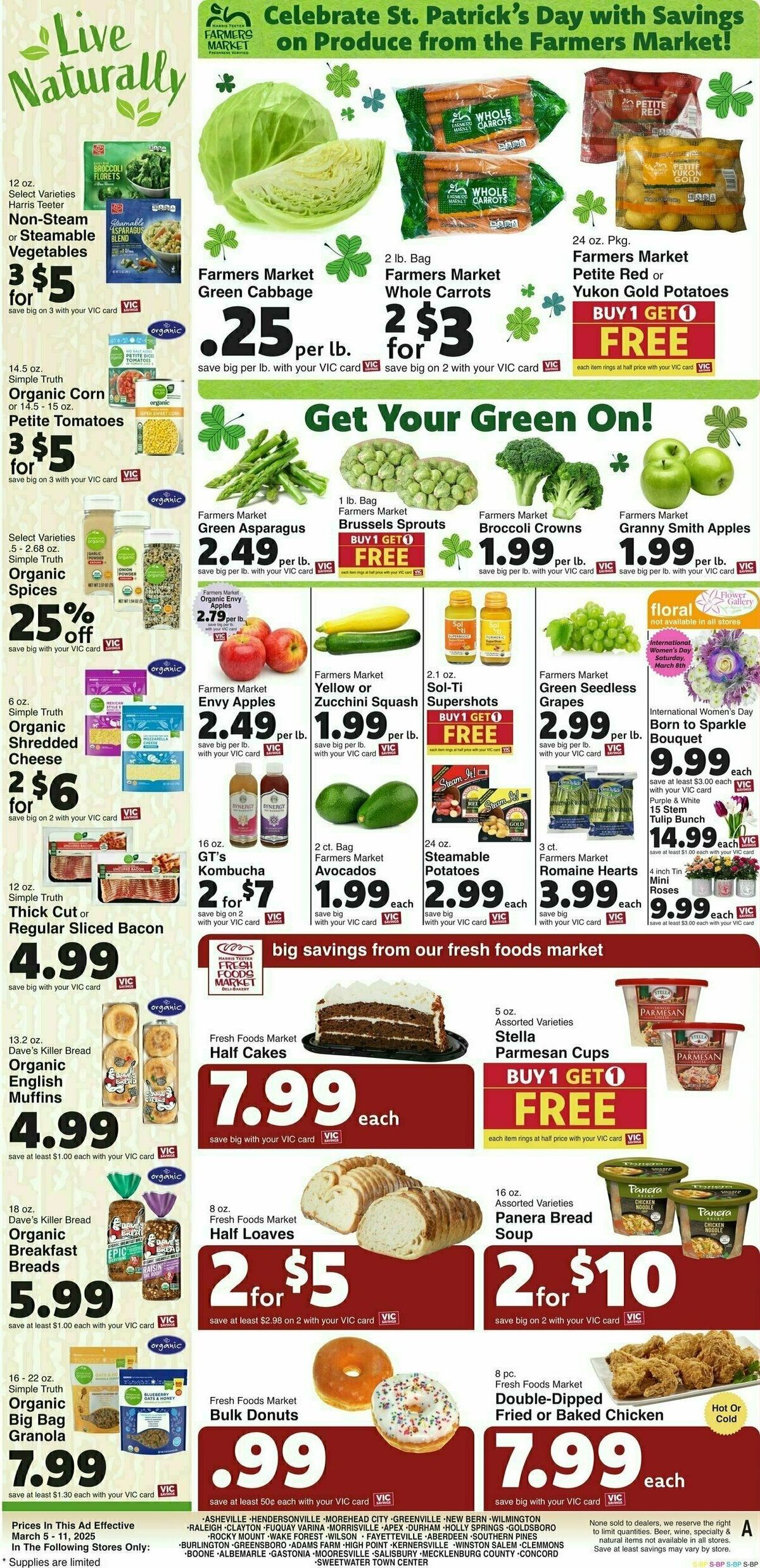 Harris Teeter Weekly Ad from March 5