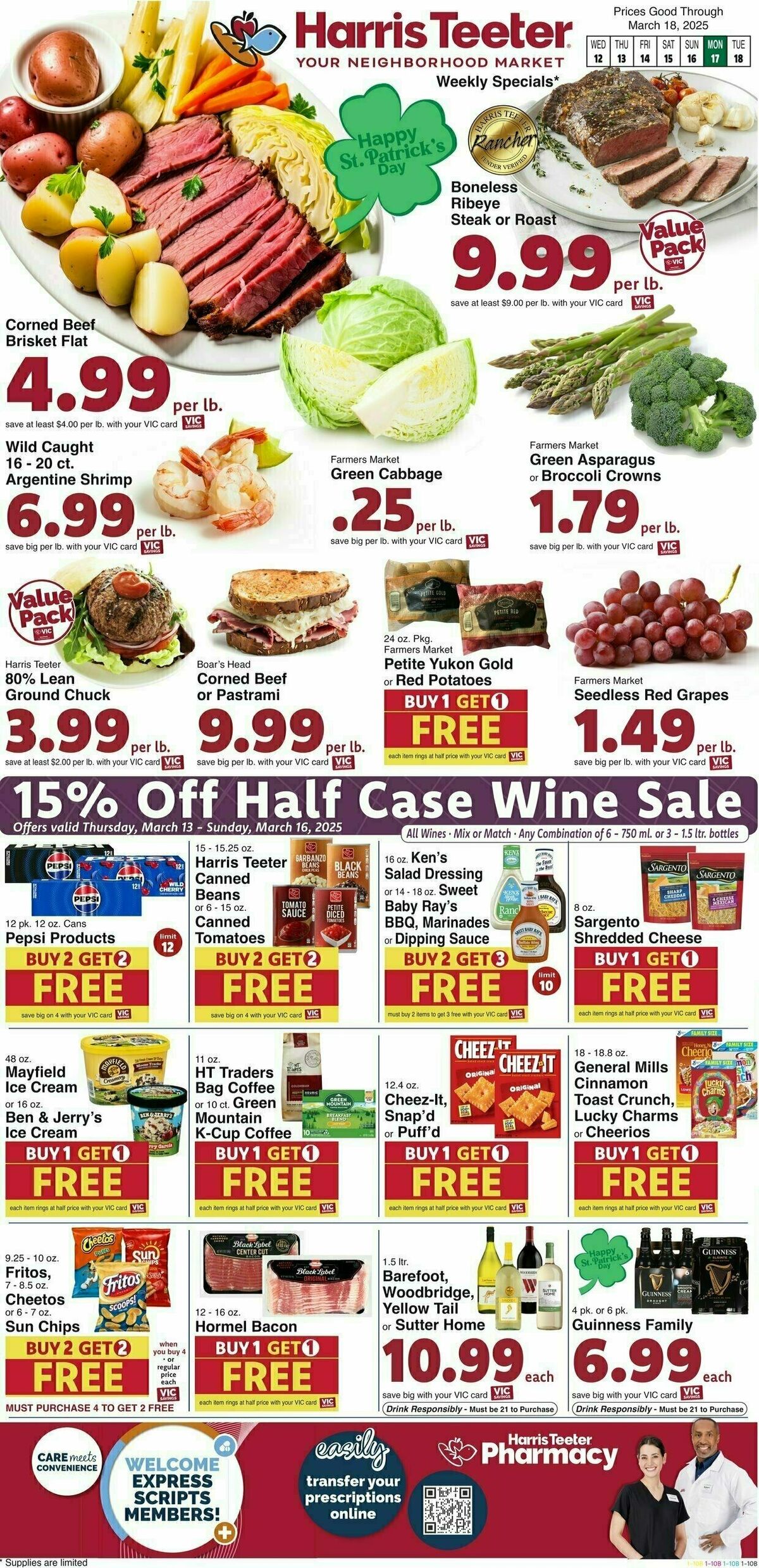 Harris Teeter Weekly Ad from March 12