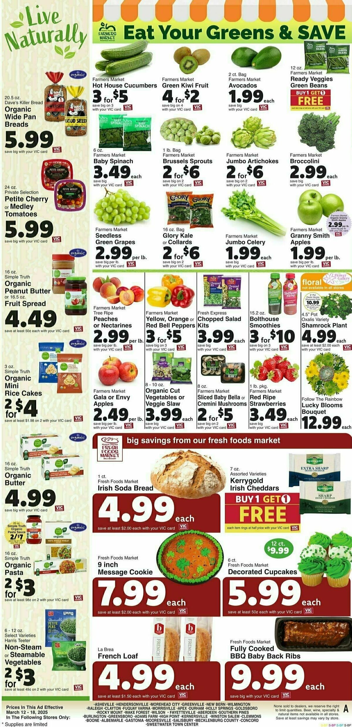 Harris Teeter Weekly Ad from March 12