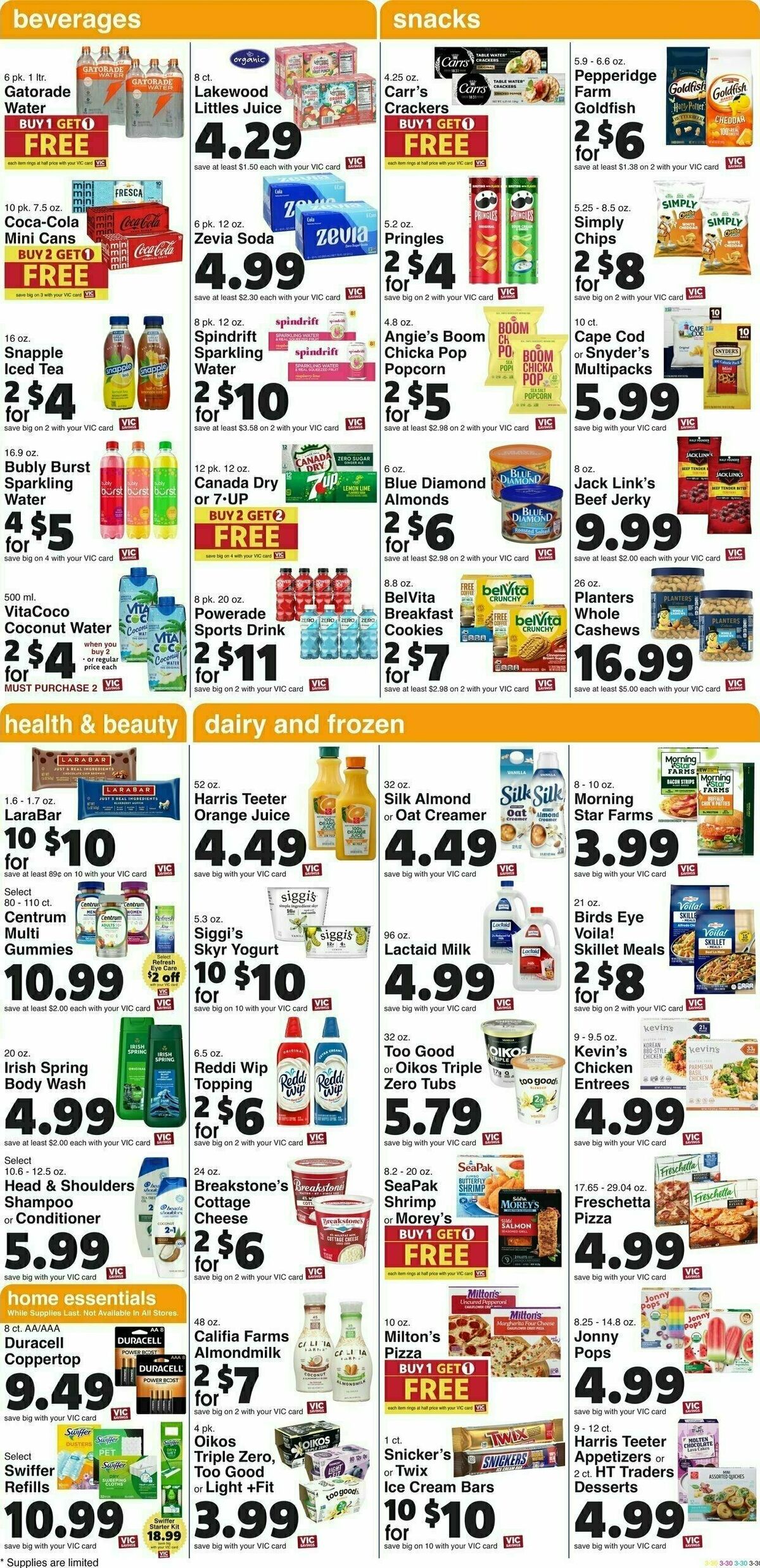 Harris Teeter Weekly Ad from March 12
