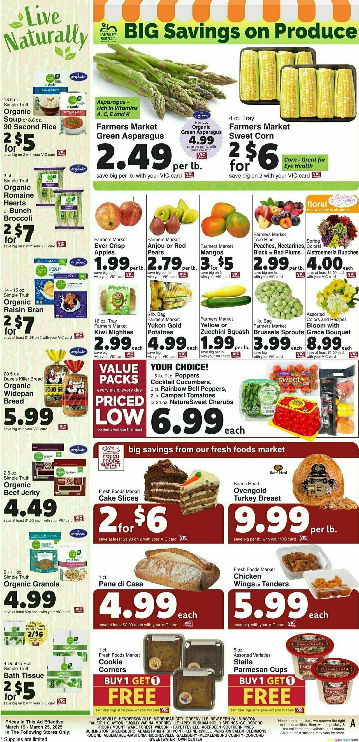 Harris Teeter Weekly Ad from March 19