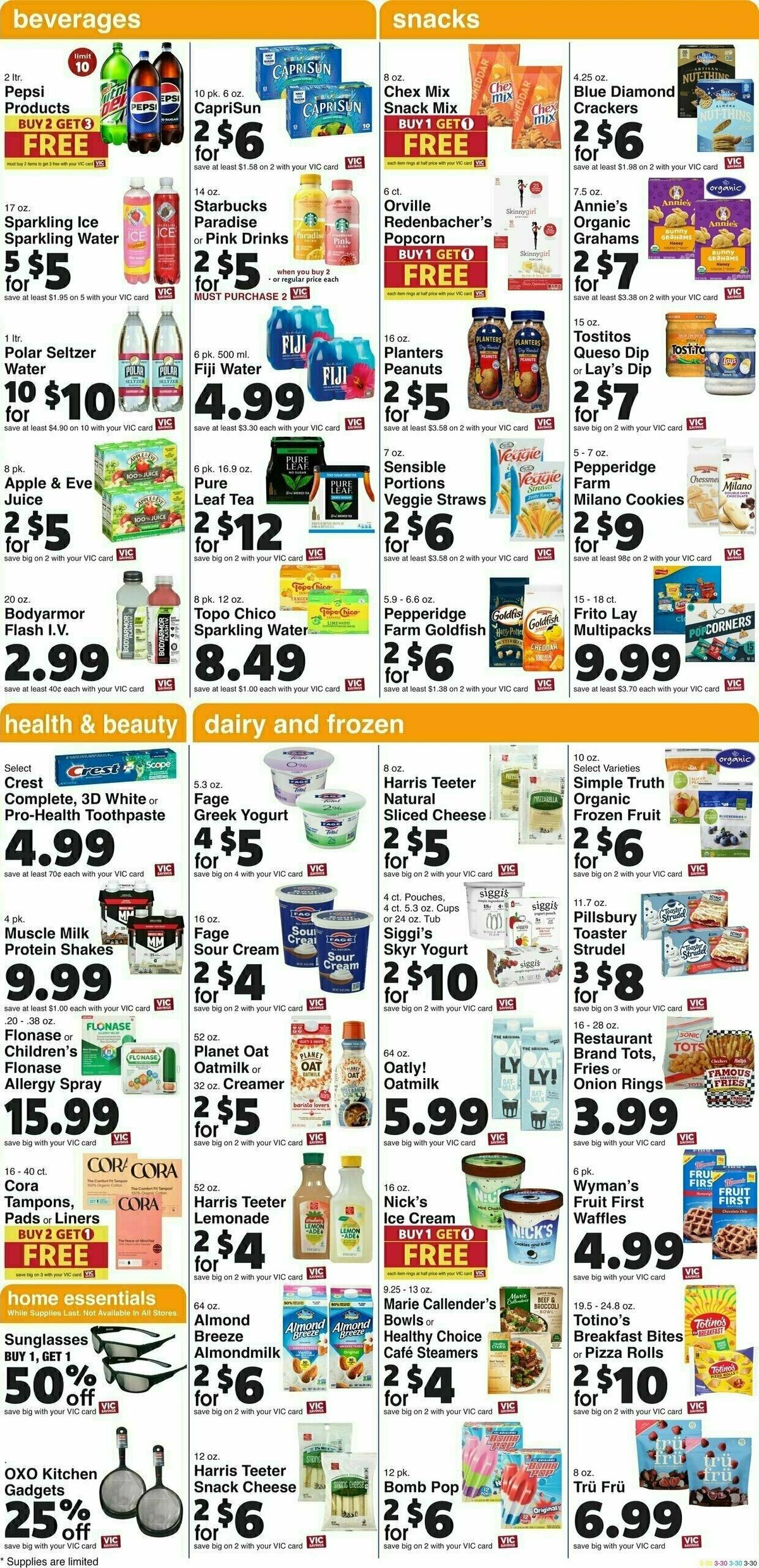 Harris Teeter Weekly Ad from March 19