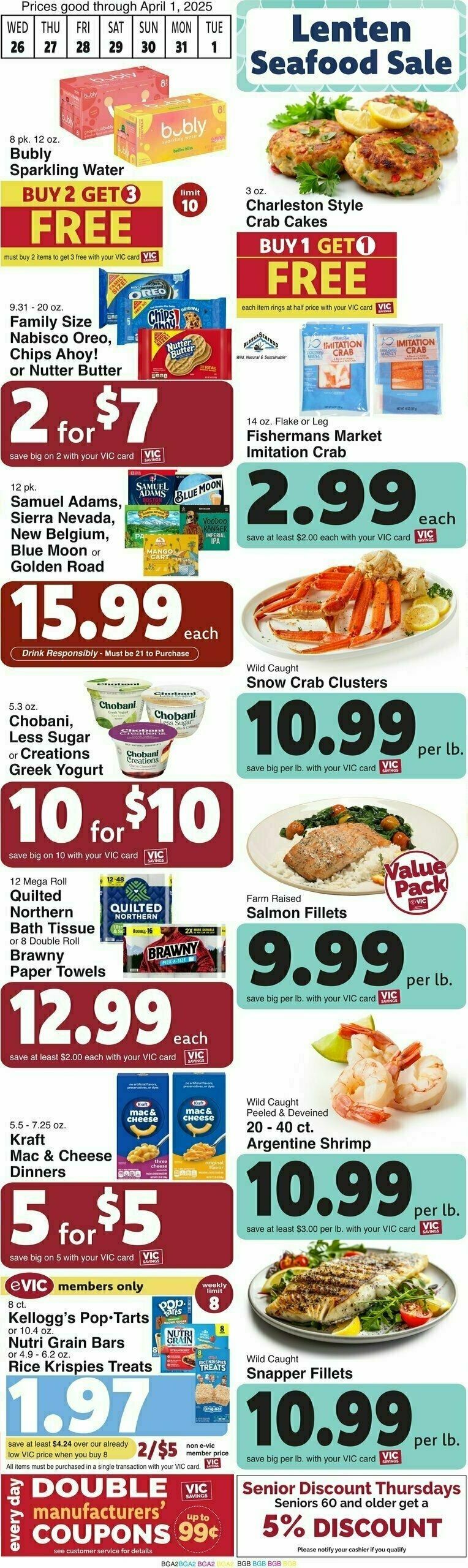 Harris Teeter Weekly Ad from March 26