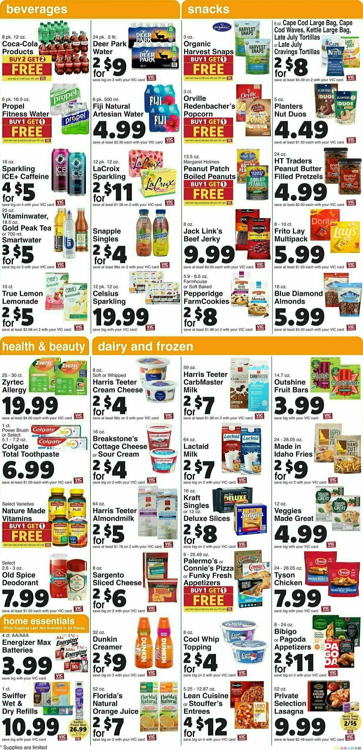 Harris Teeter Weekly Ad from March 26
