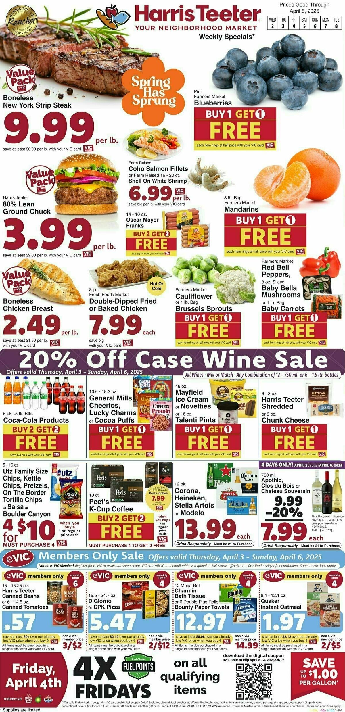 Harris Teeter Weekly Ad from April 2