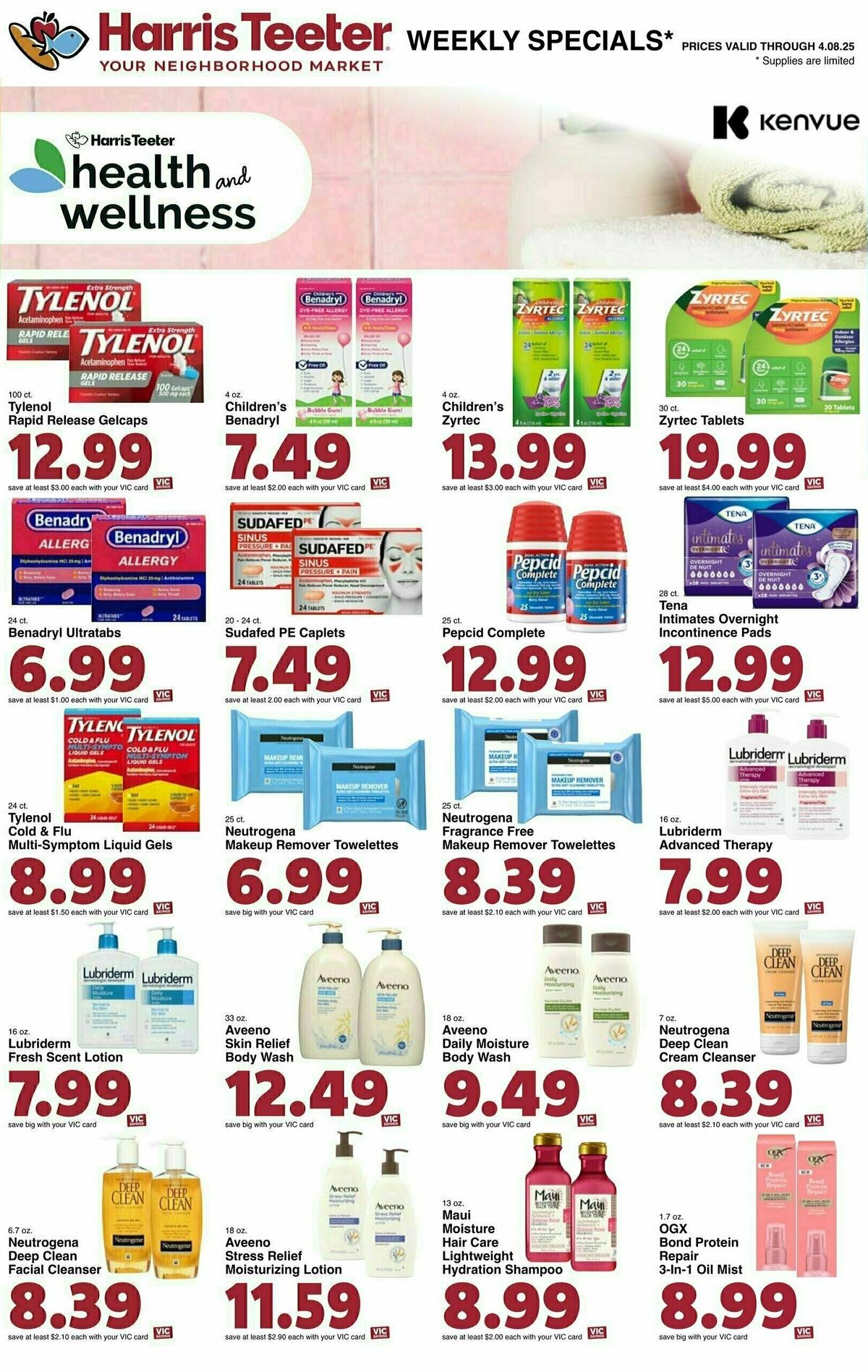 Harris Teeter Weekly Ad from April 2