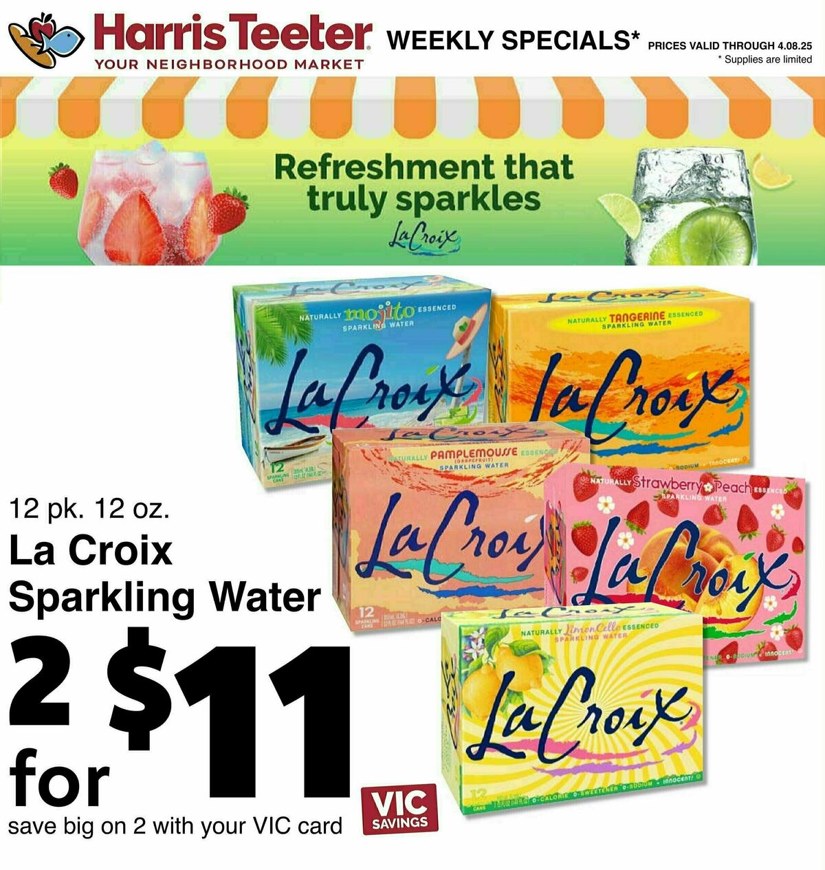 Harris Teeter Weekly Ad from April 2