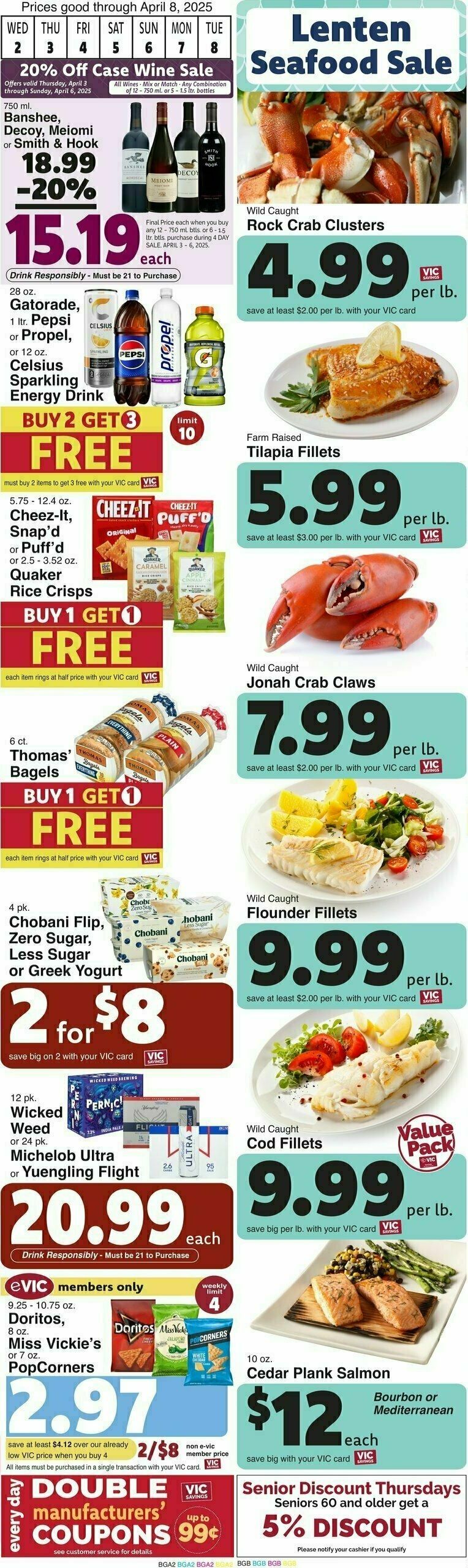Harris Teeter Weekly Ad from April 2