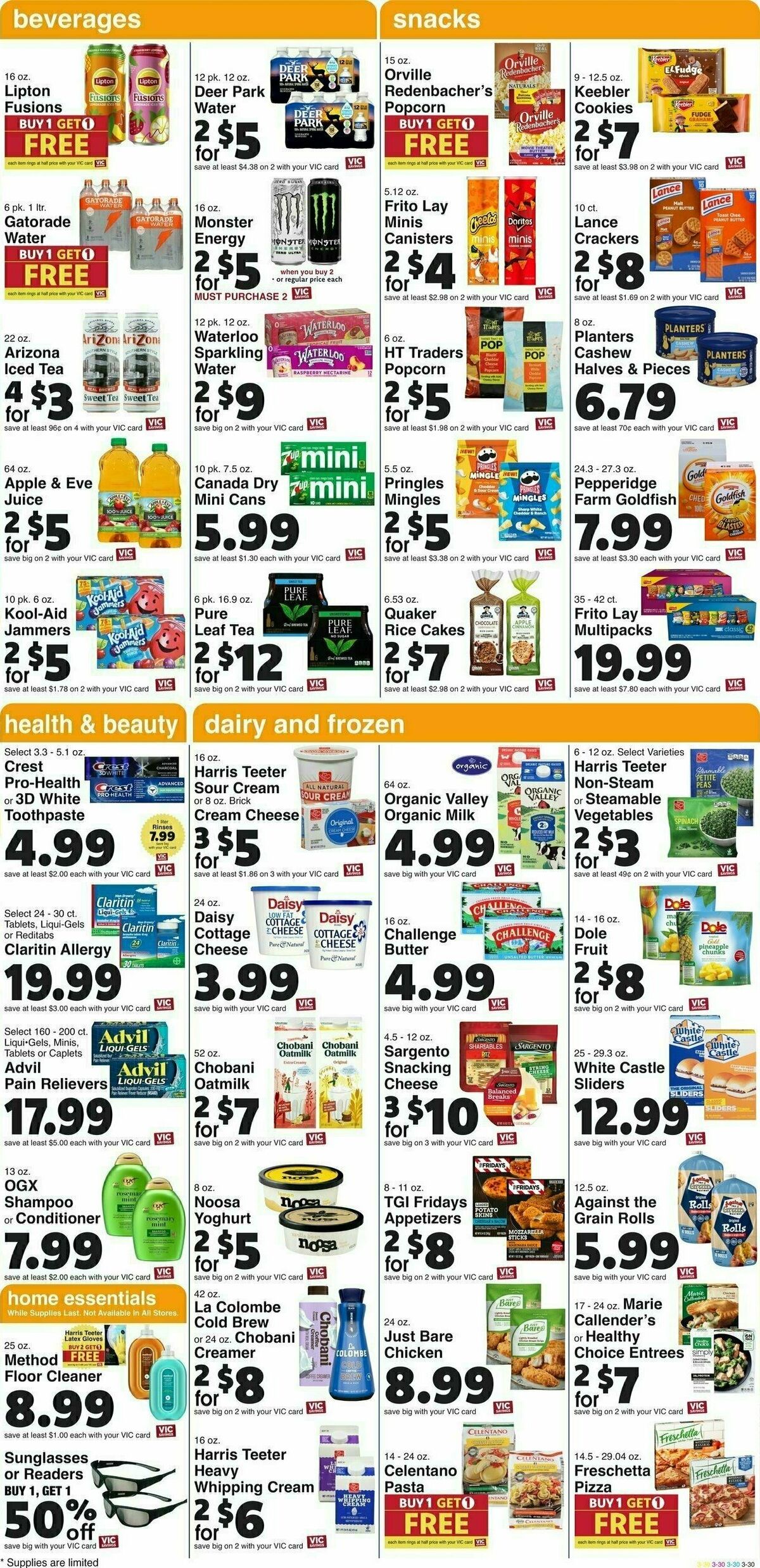 Harris Teeter Weekly Ad from April 2