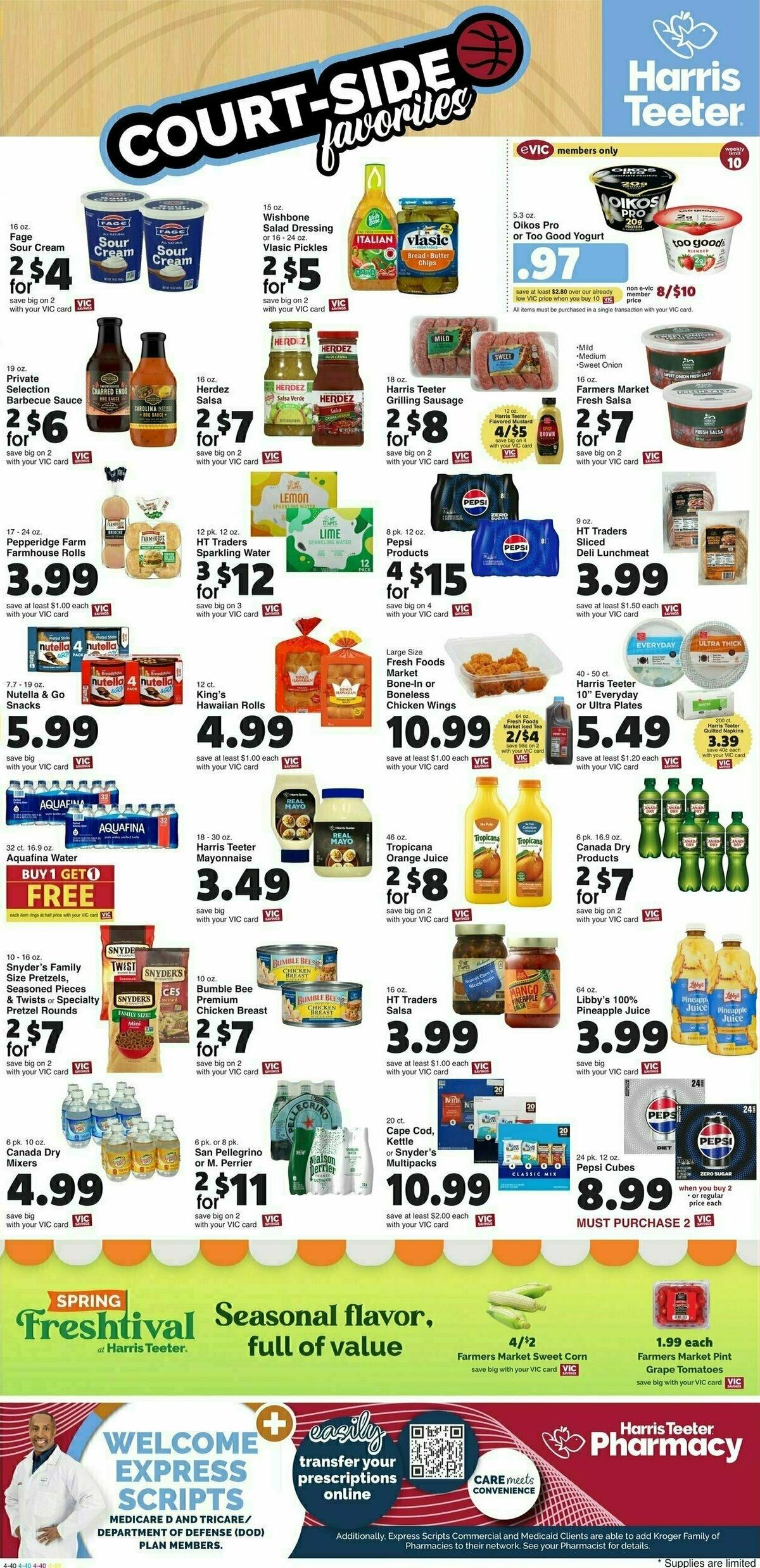 Harris Teeter Weekly Ad from April 2