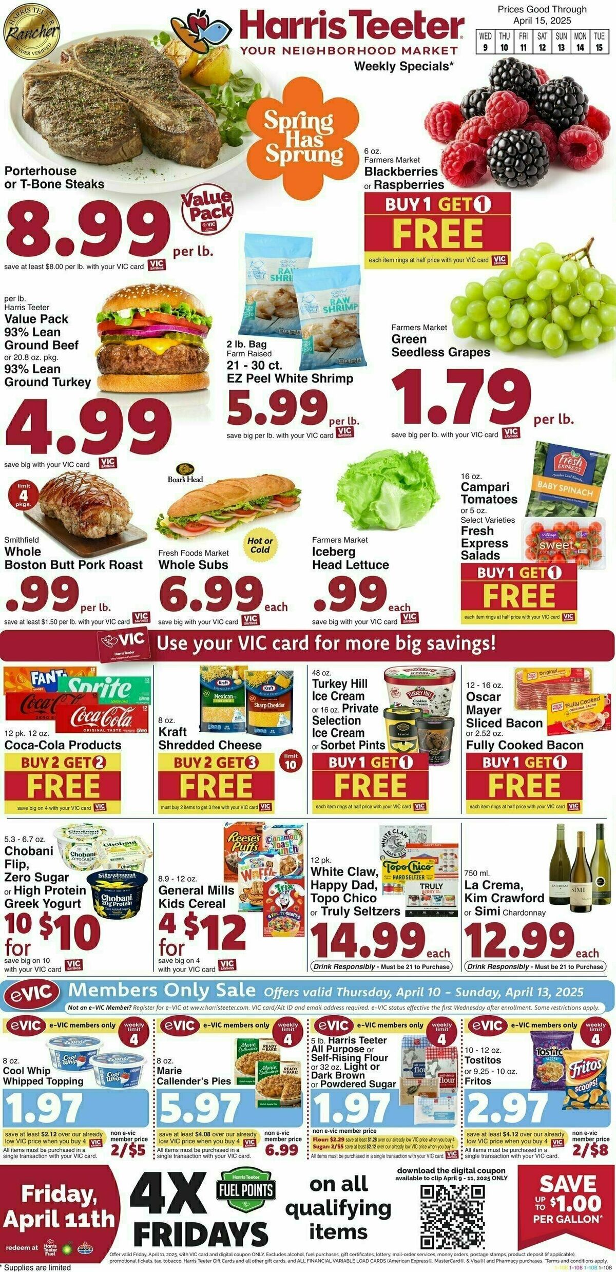 Harris Teeter Weekly Ad from April 9