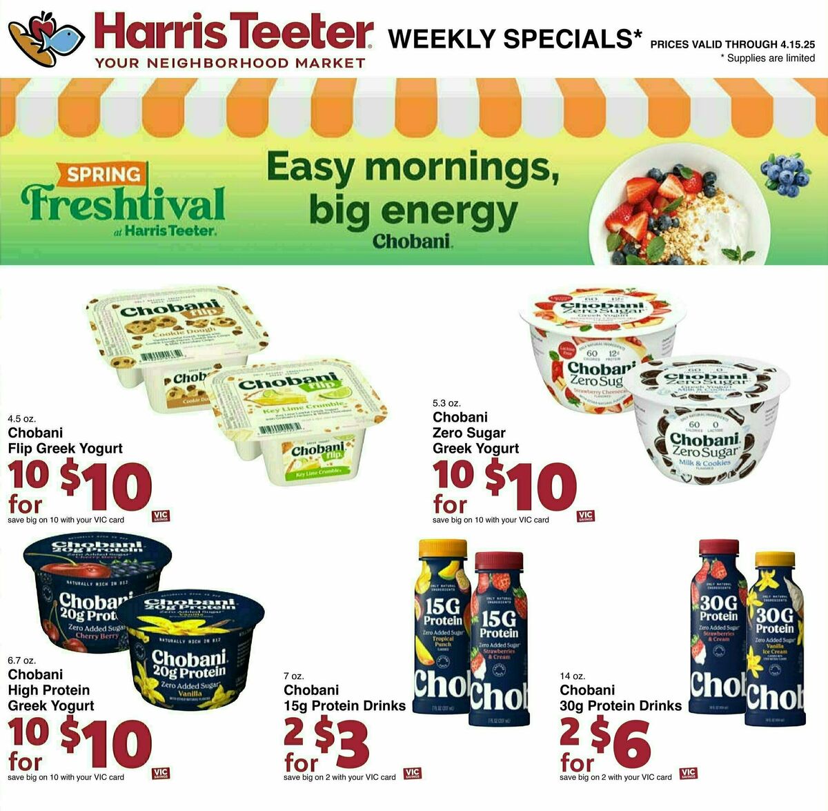 Harris Teeter Weekly Ad from April 9