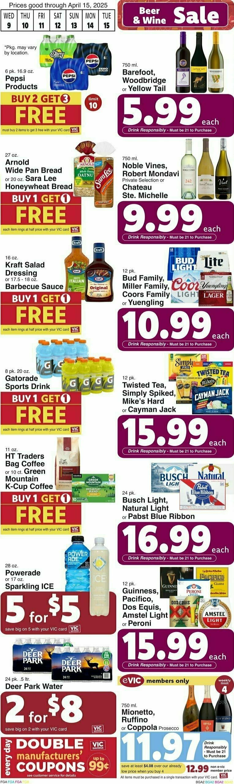 Harris Teeter Weekly Ad from April 9