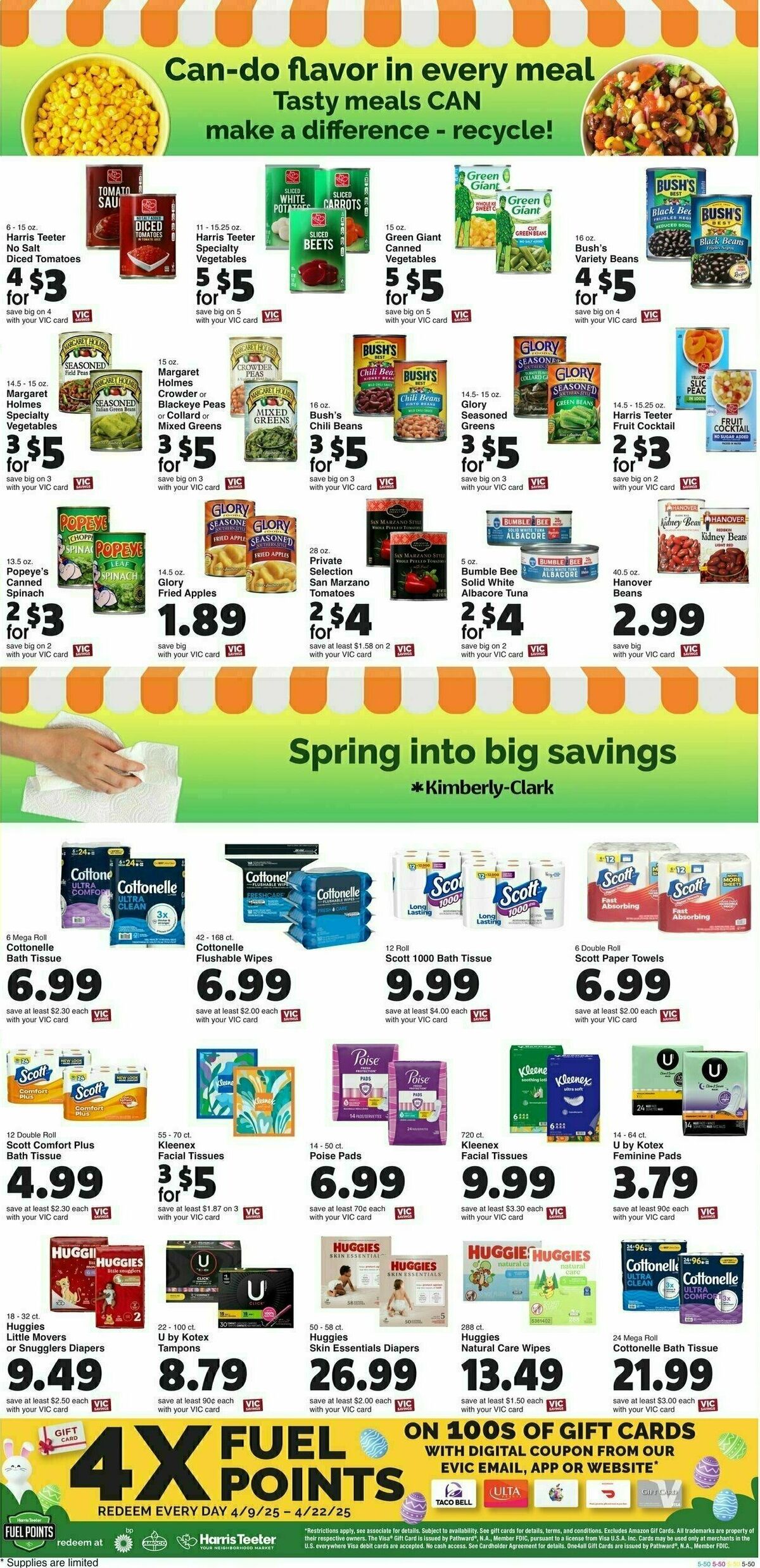Harris Teeter Weekly Ad from April 9