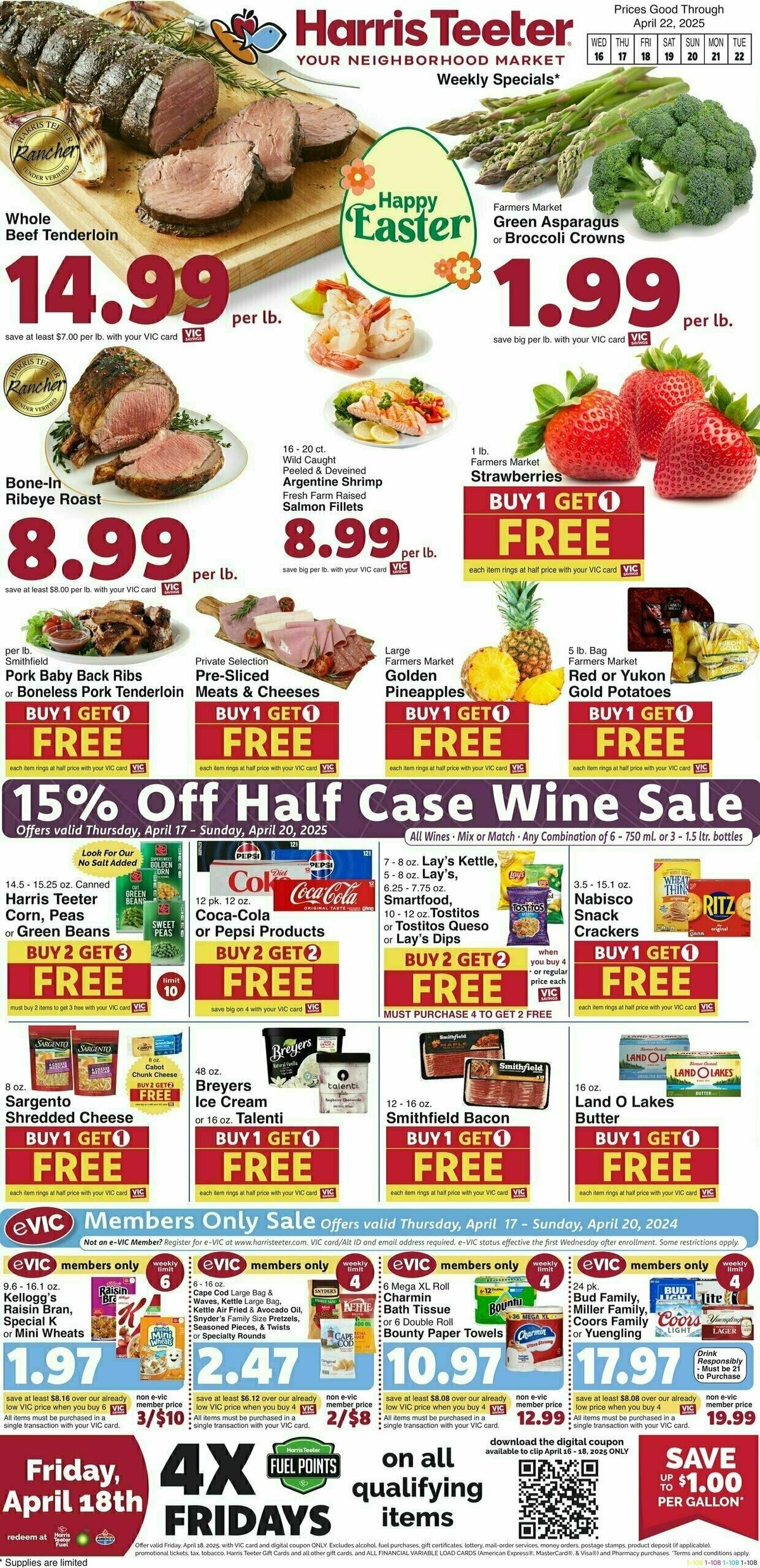 Harris Teeter Weekly Ad from April 16