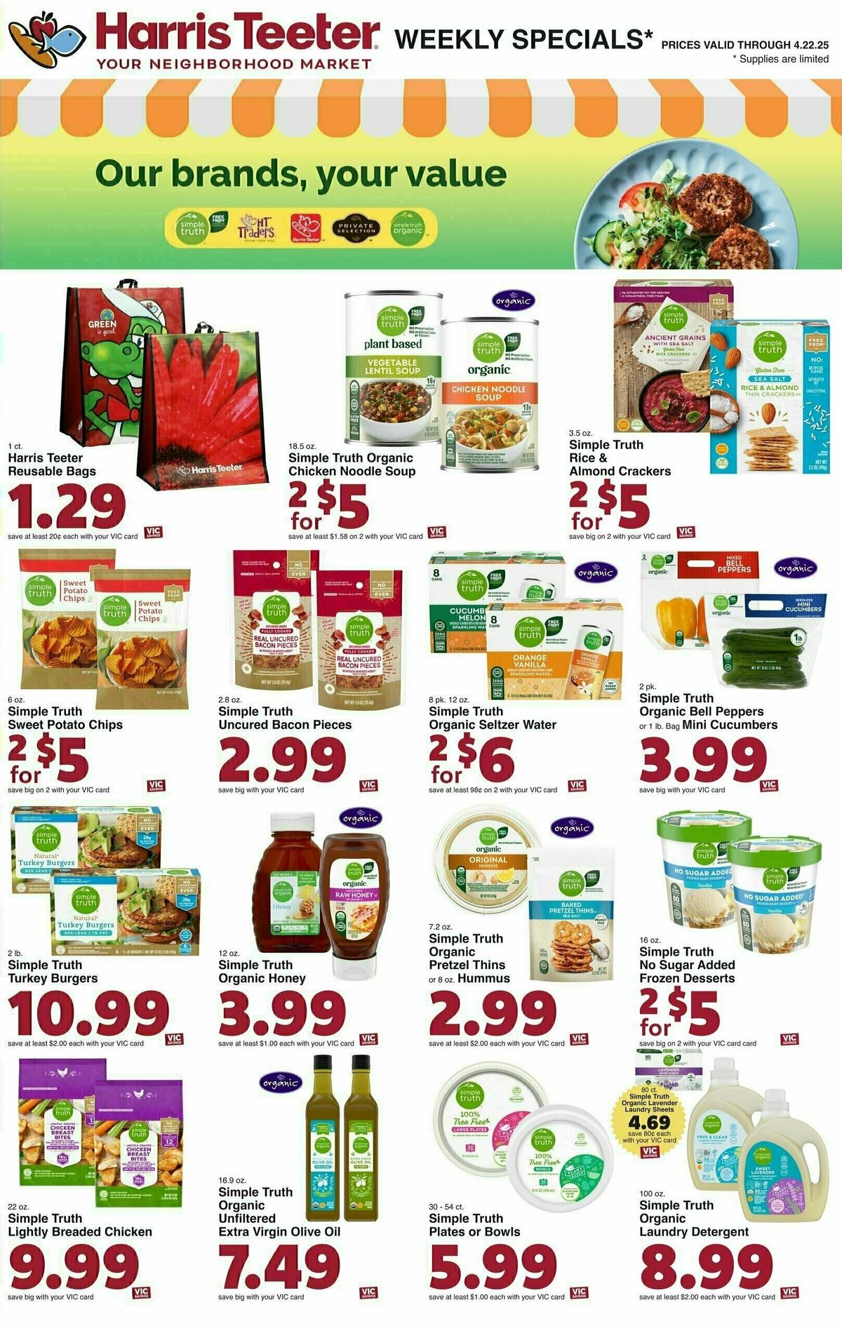 Harris Teeter Weekly Ad from April 16