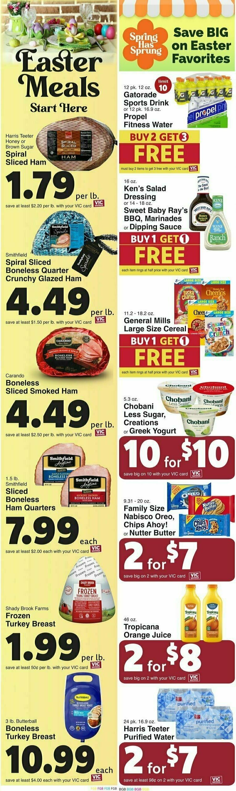 Harris Teeter Weekly Ad from April 16