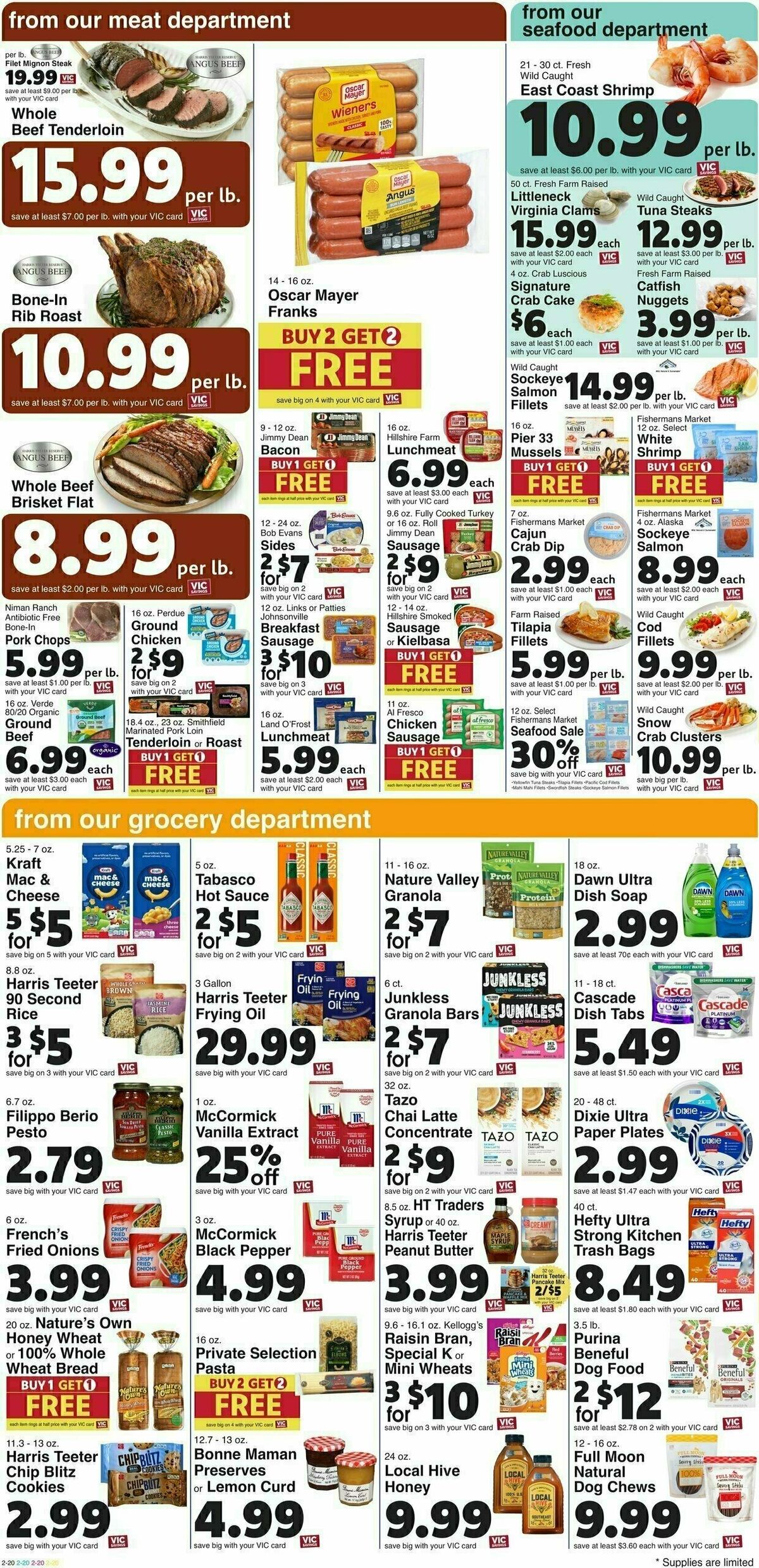 Harris Teeter Weekly Ad from April 16