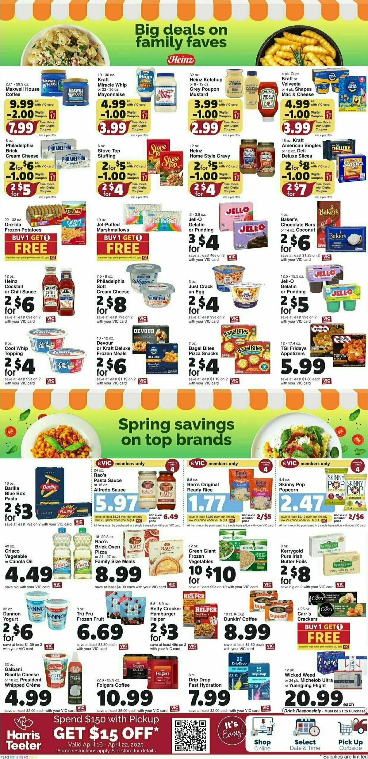 Harris Teeter Weekly Ad from April 16