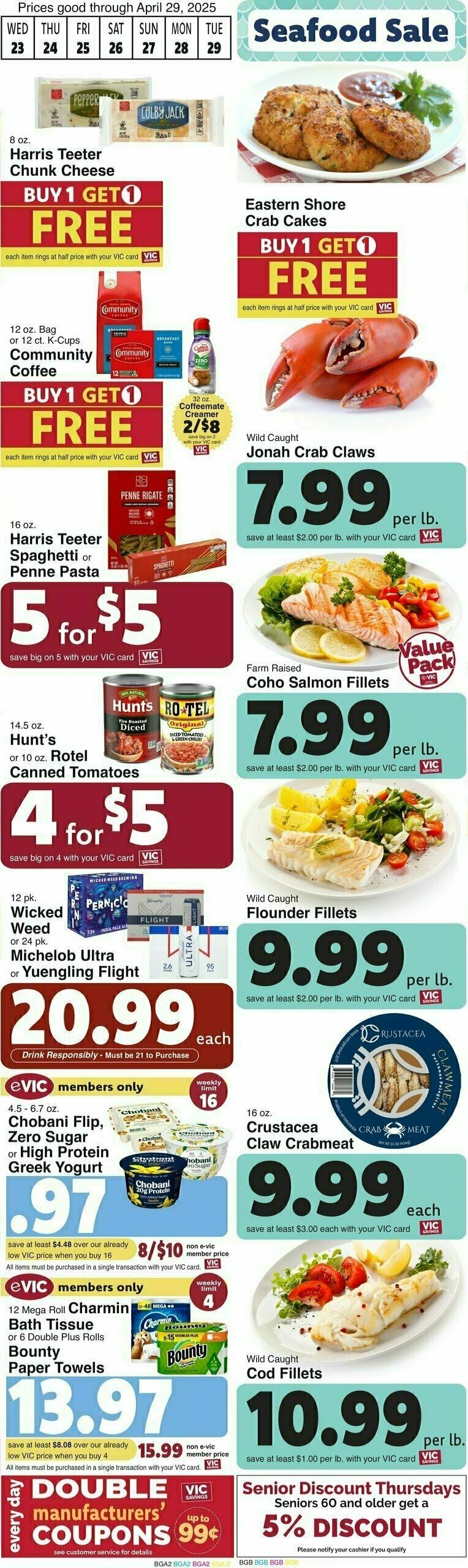 Harris Teeter Weekly Ad from April 23