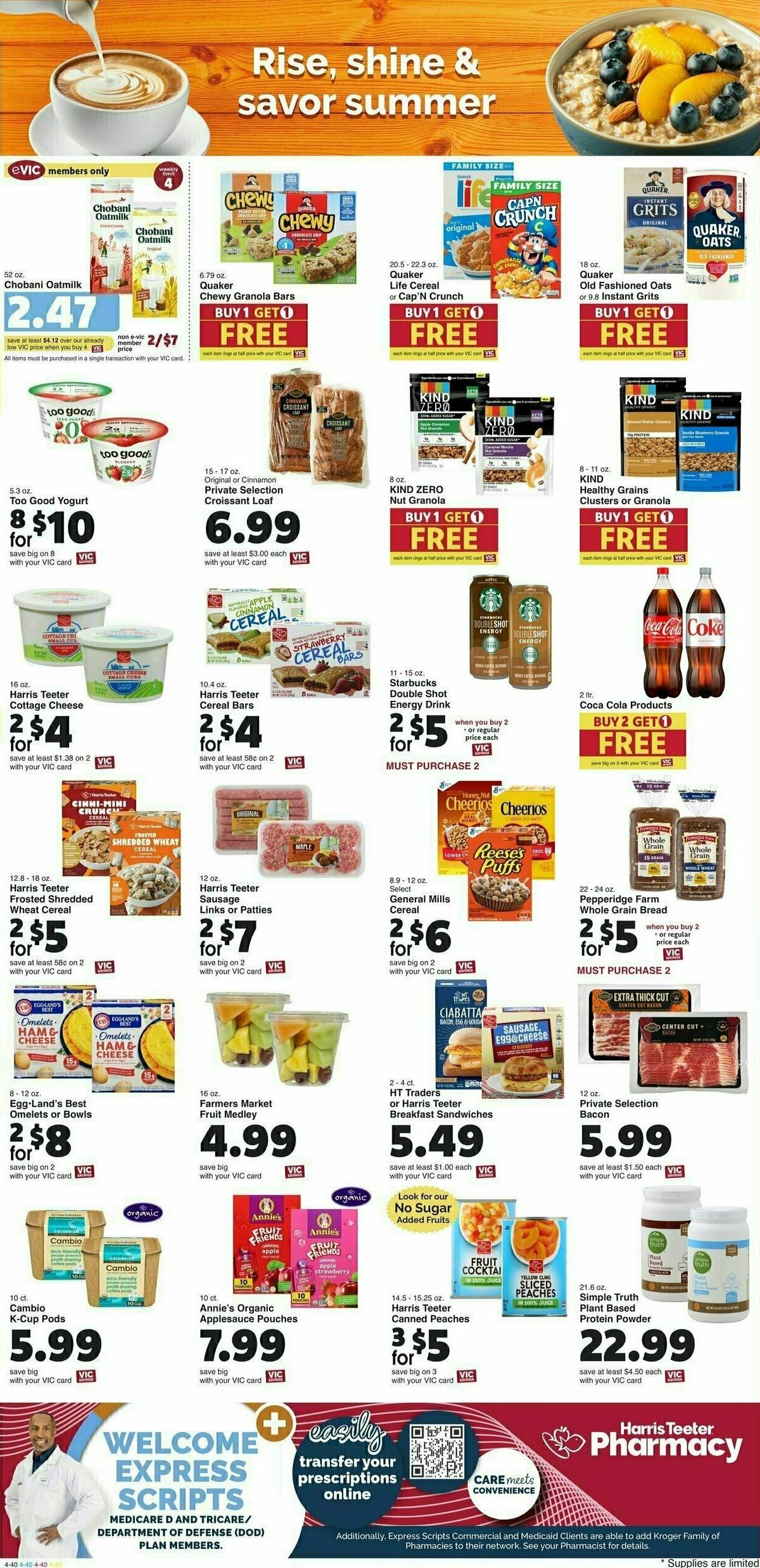 Harris Teeter Weekly Ad from April 23