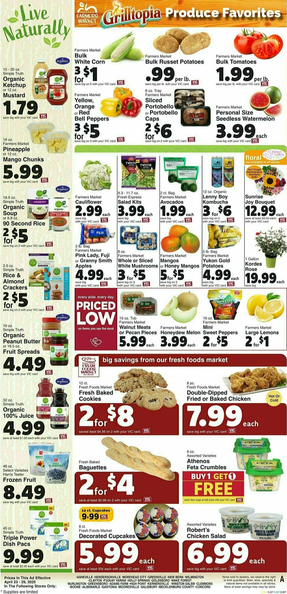 Harris Teeter Weekly Ad from April 23