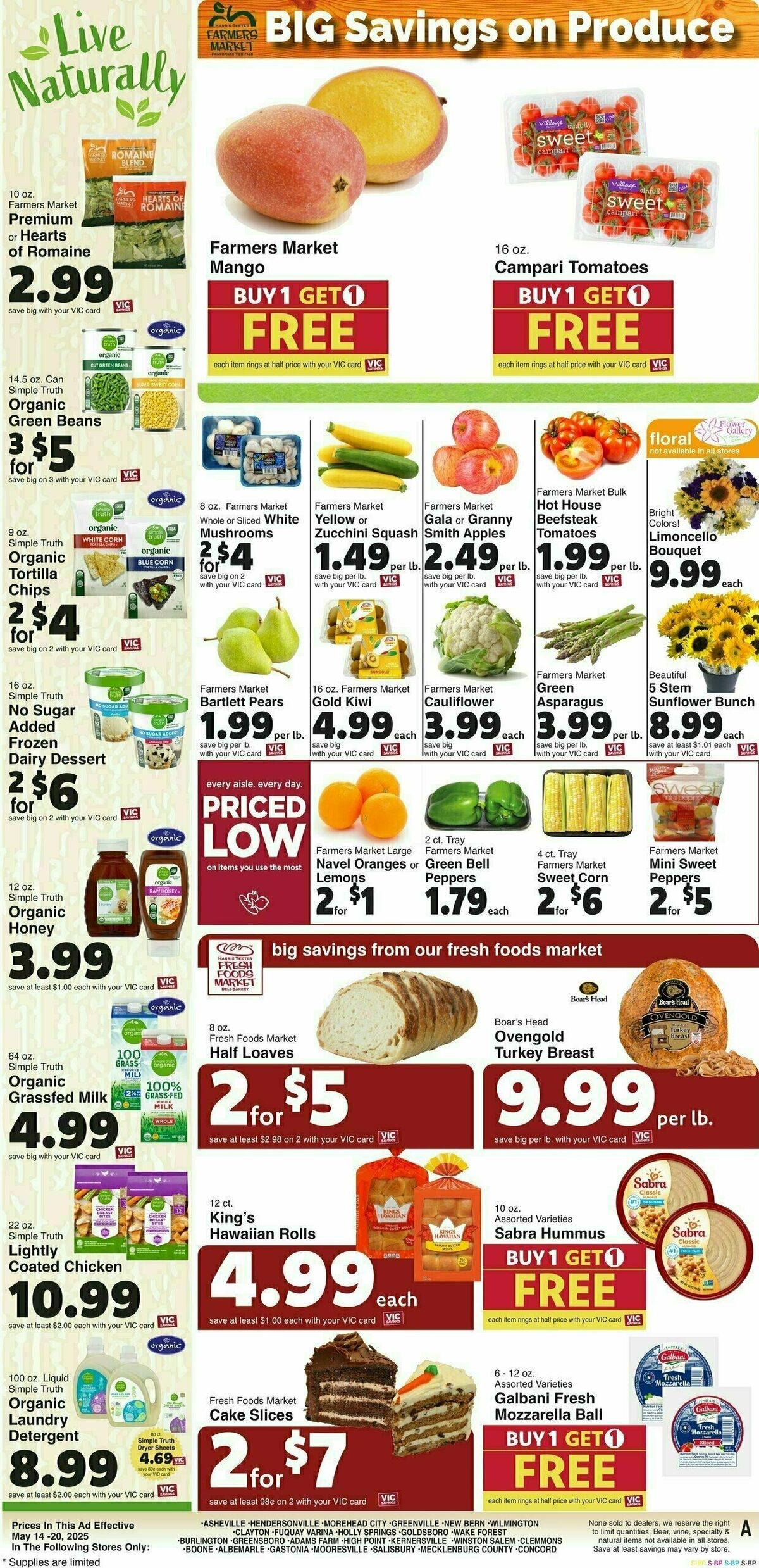 Harris Teeter Weekly Ad from May 14