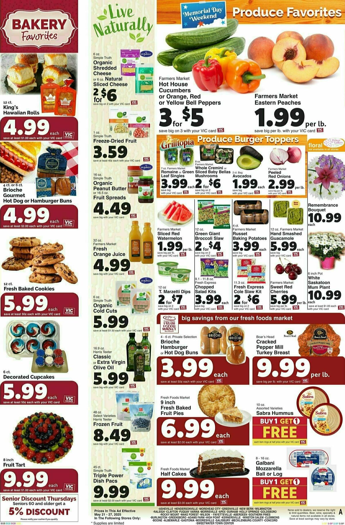 Harris Teeter Weekly Ad from May 21