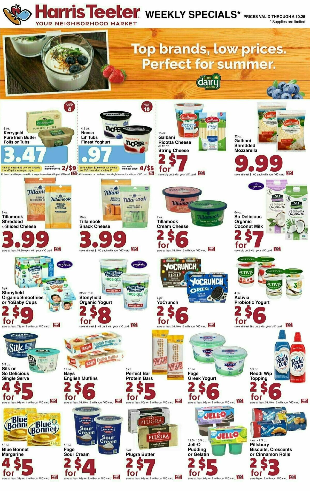 Harris Teeter Weekly Ad from June 4