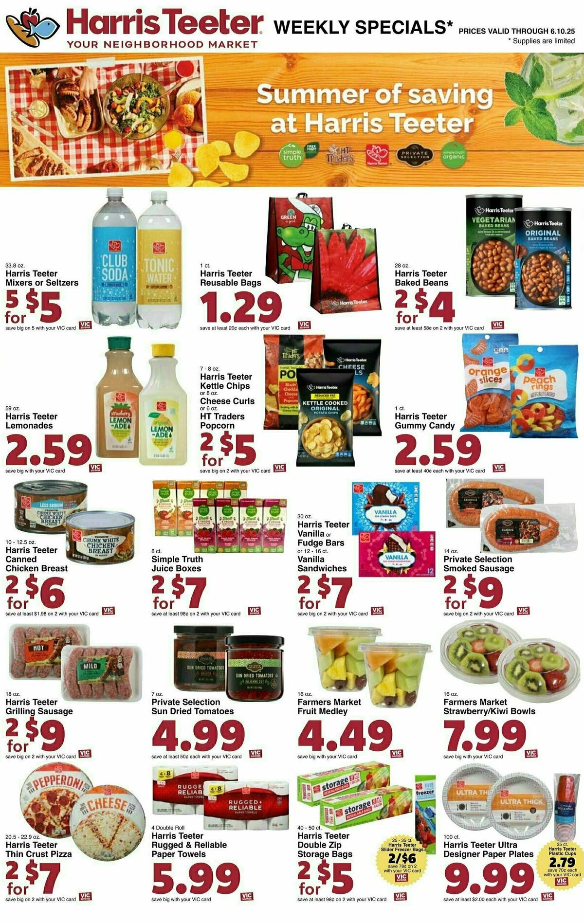 Harris Teeter Weekly Ad from June 4