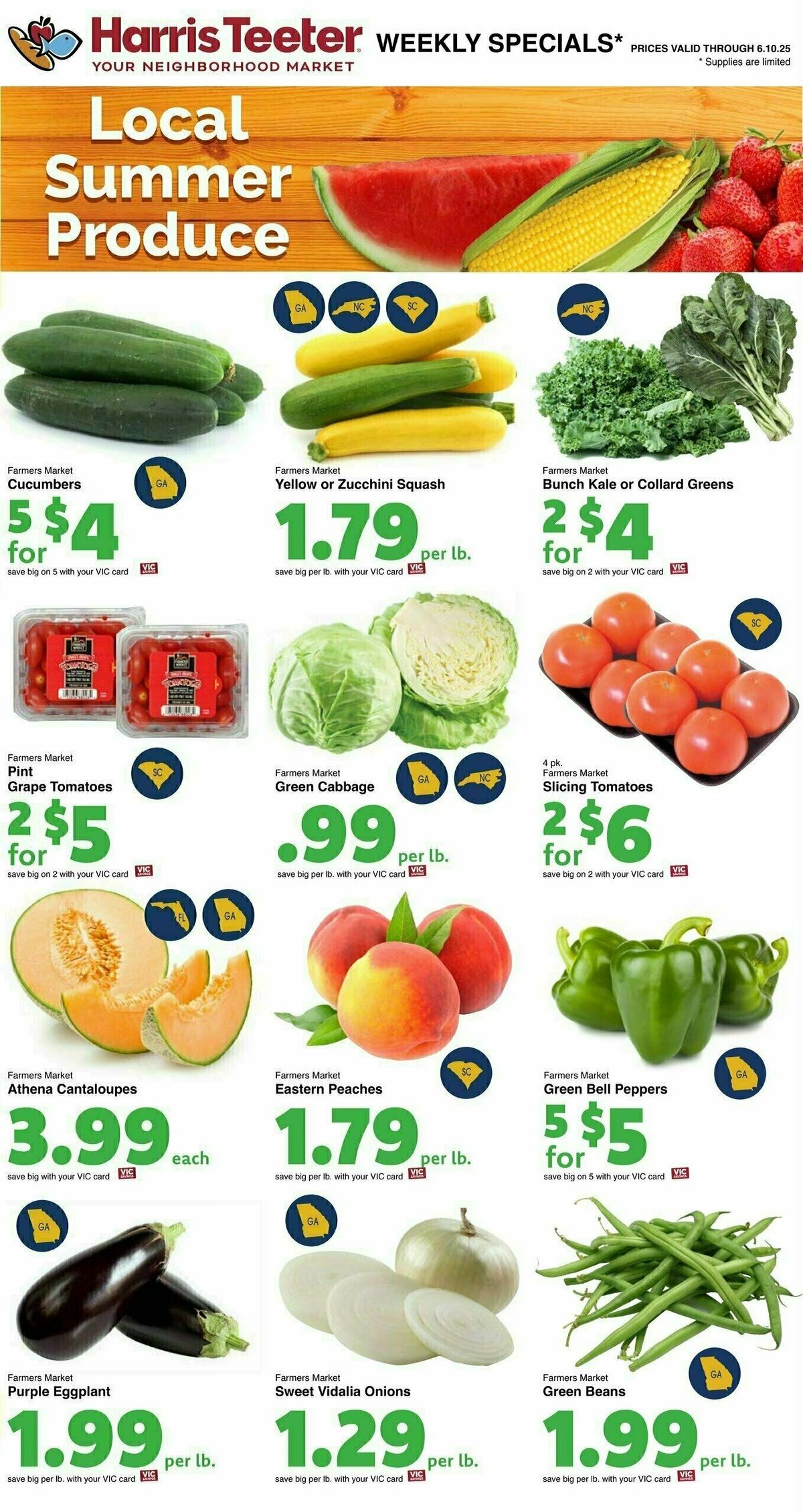Harris Teeter Weekly Ad from June 4