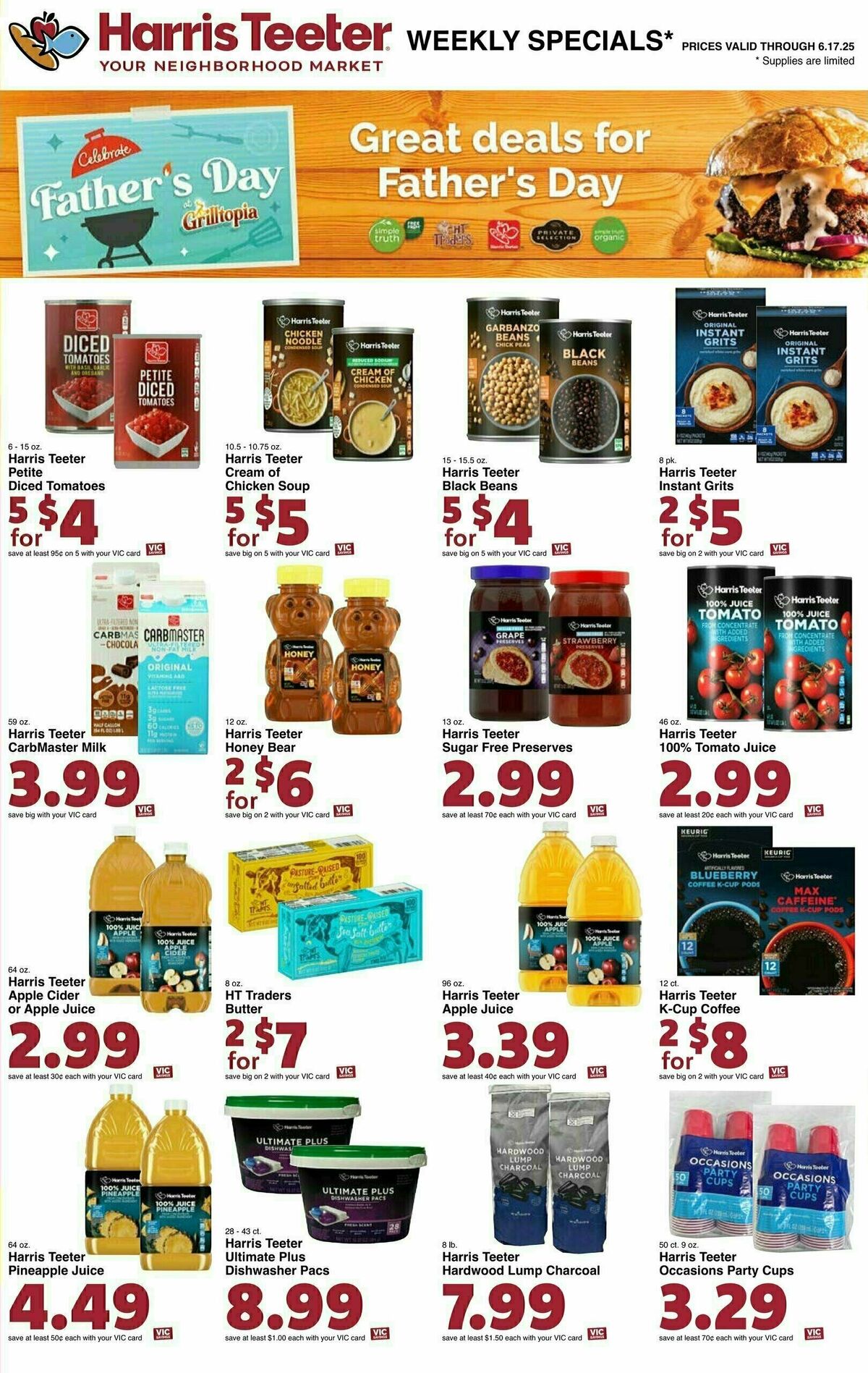 Harris Teeter Weekly Ad from June 11