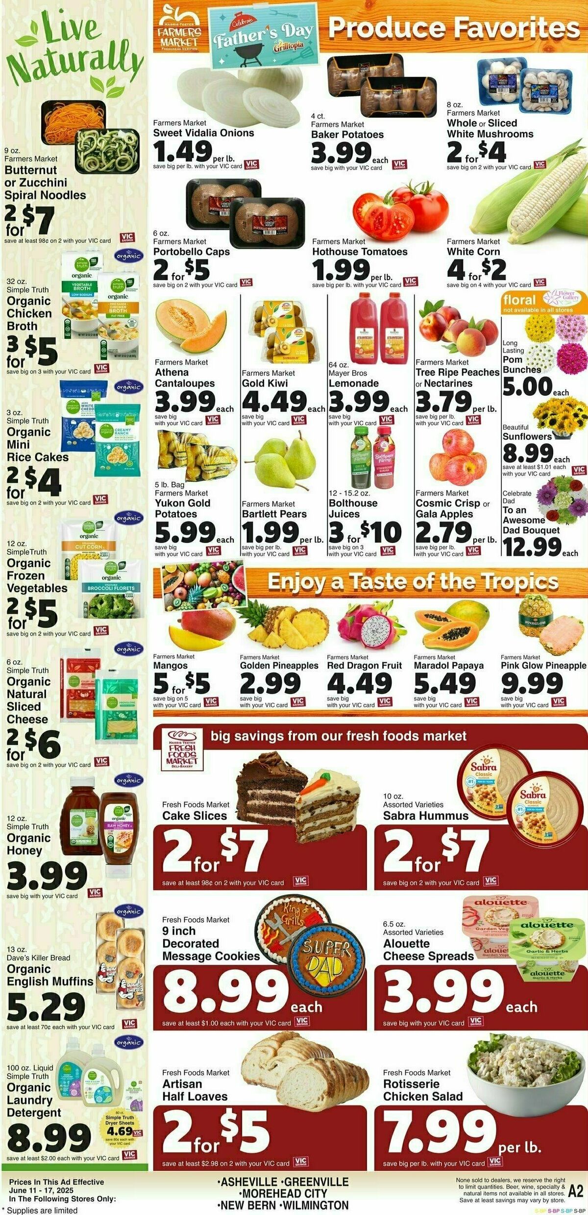 Harris Teeter Weekly Ad from June 11