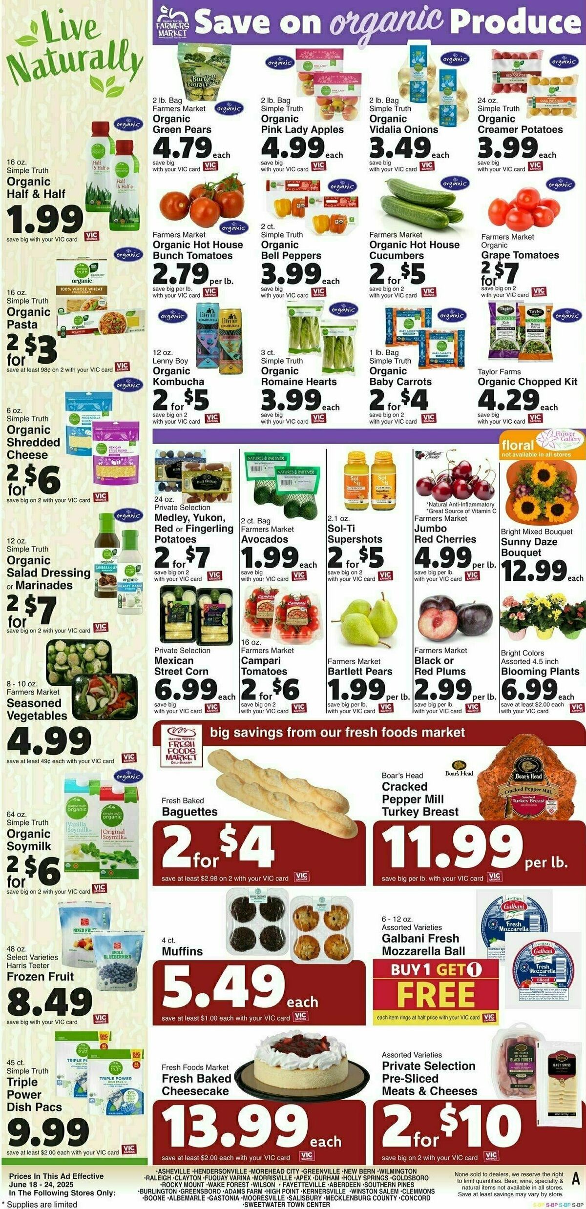 Harris Teeter Weekly Ad from June 18