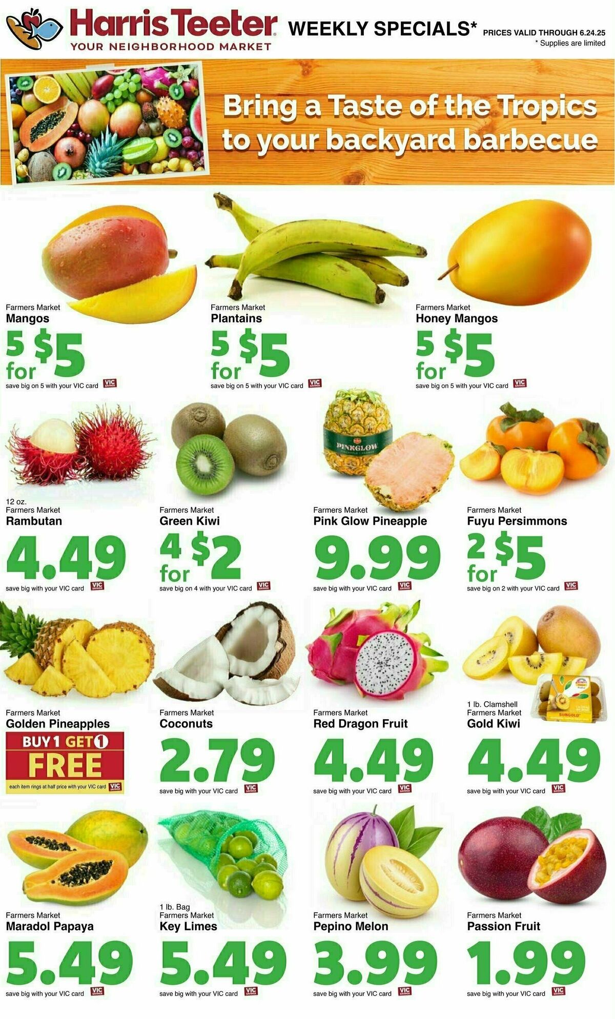 Harris Teeter Weekly Ad from June 18