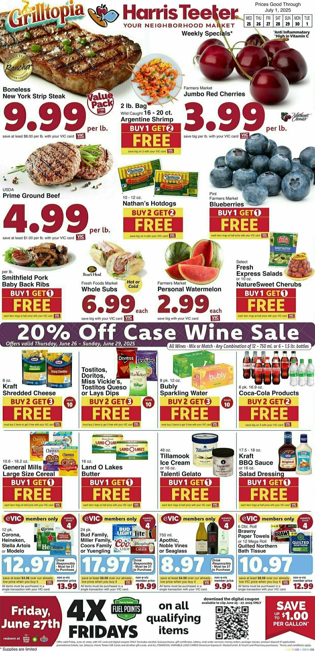 Harris Teeter Weekly Ad from June 25