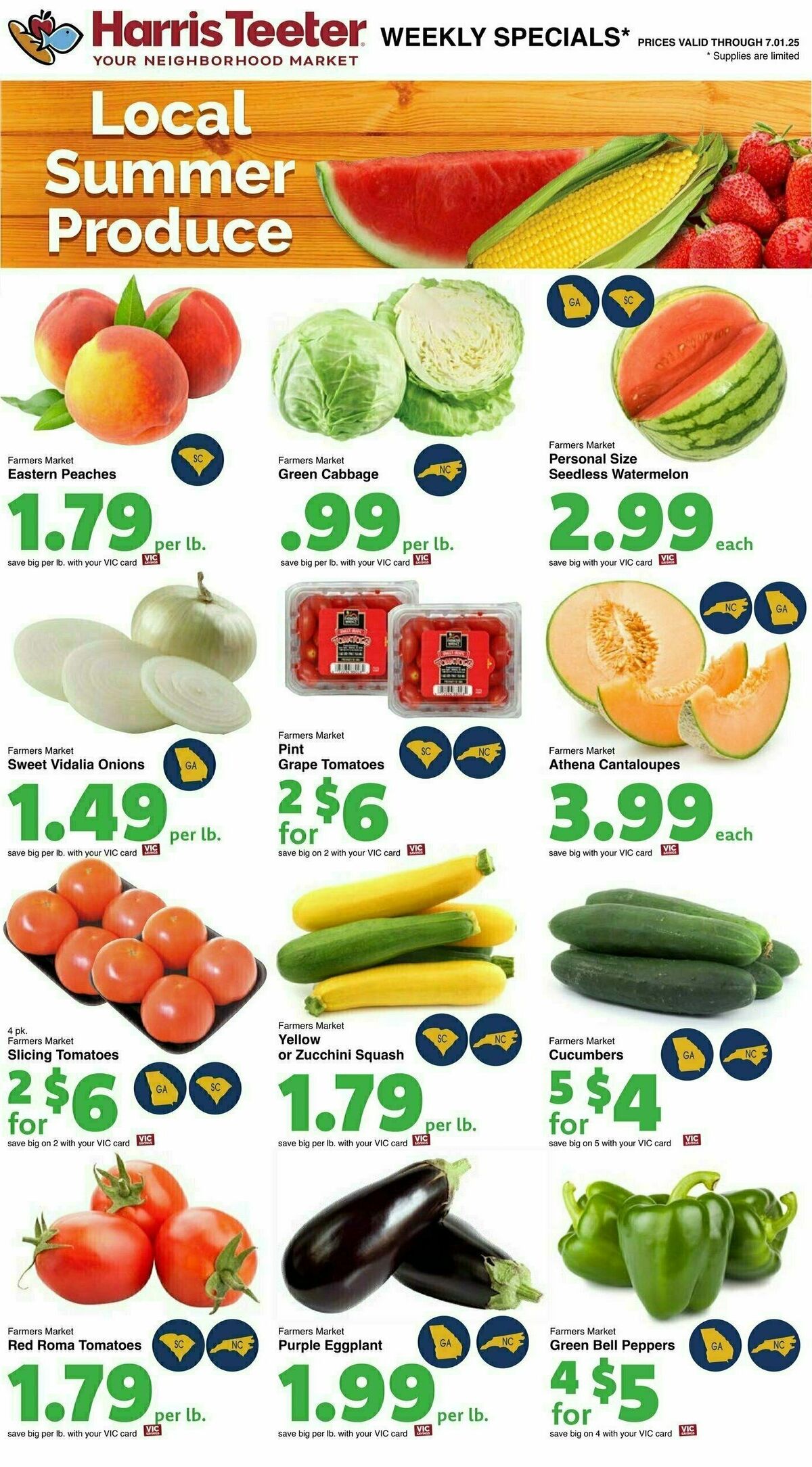 Harris Teeter Weekly Ad from June 25
