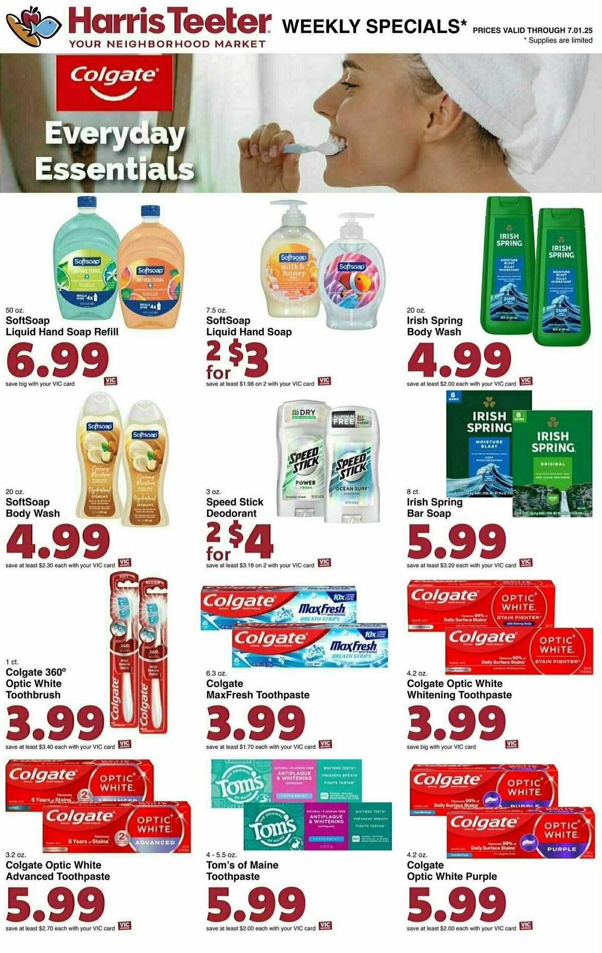 Harris Teeter Weekly Ad from June 25