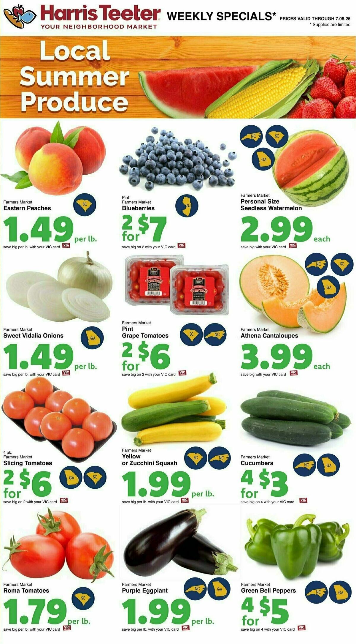 Harris Teeter Weekly Ad from July 2