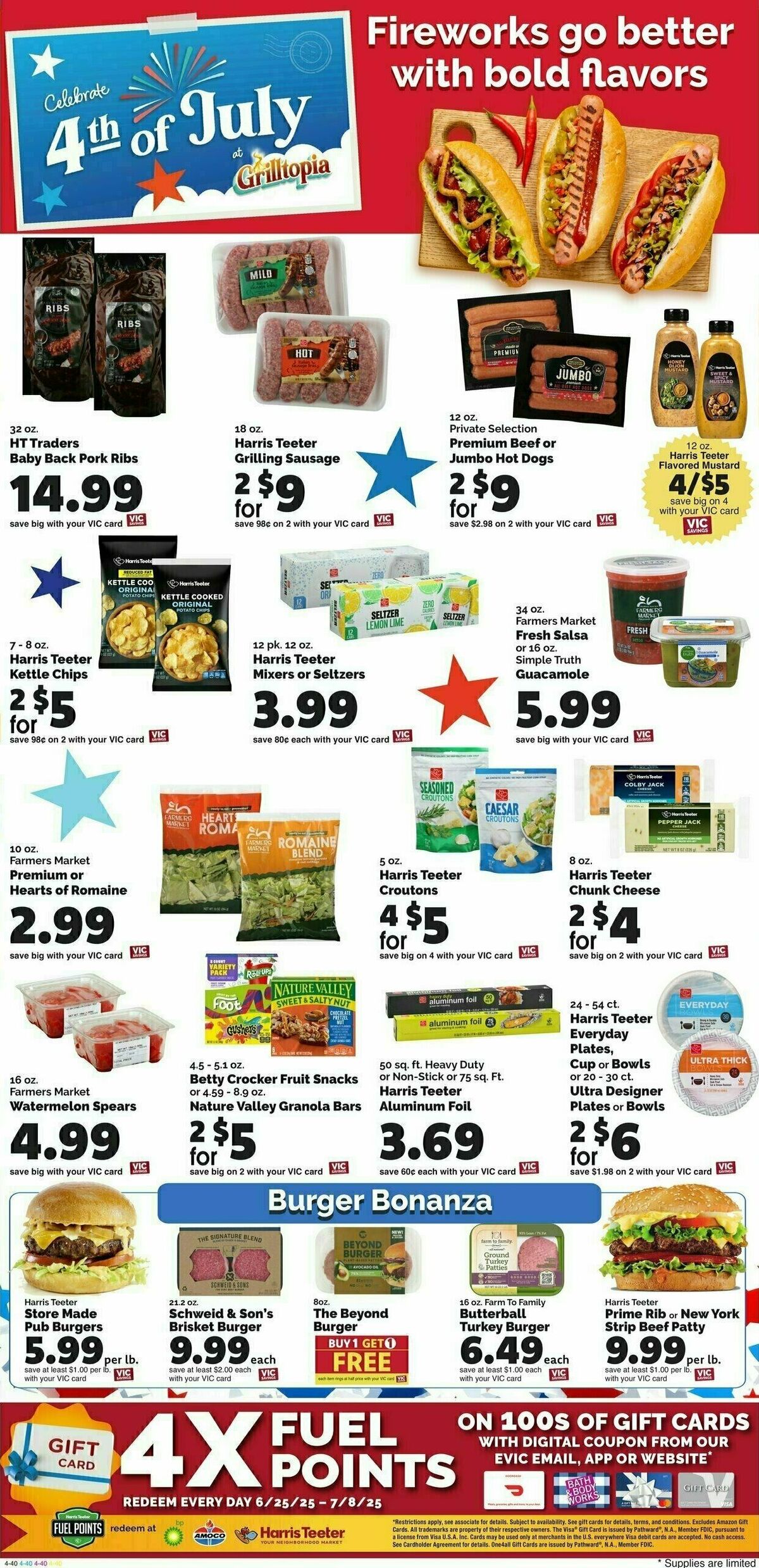 Harris Teeter Weekly Ad from July 2