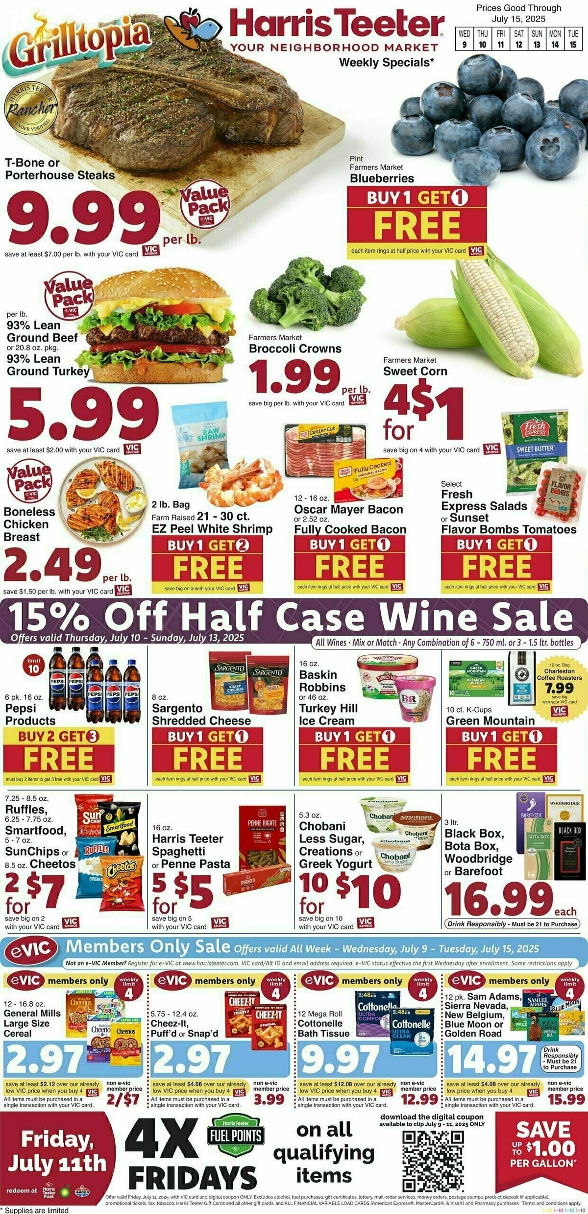 Harris Teeter Weekly Ad from July 9