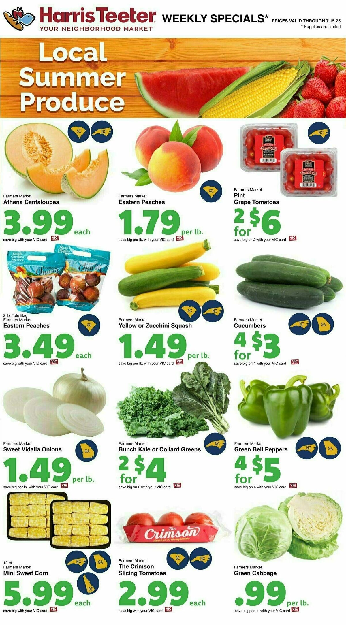 Harris Teeter Weekly Ad from July 9